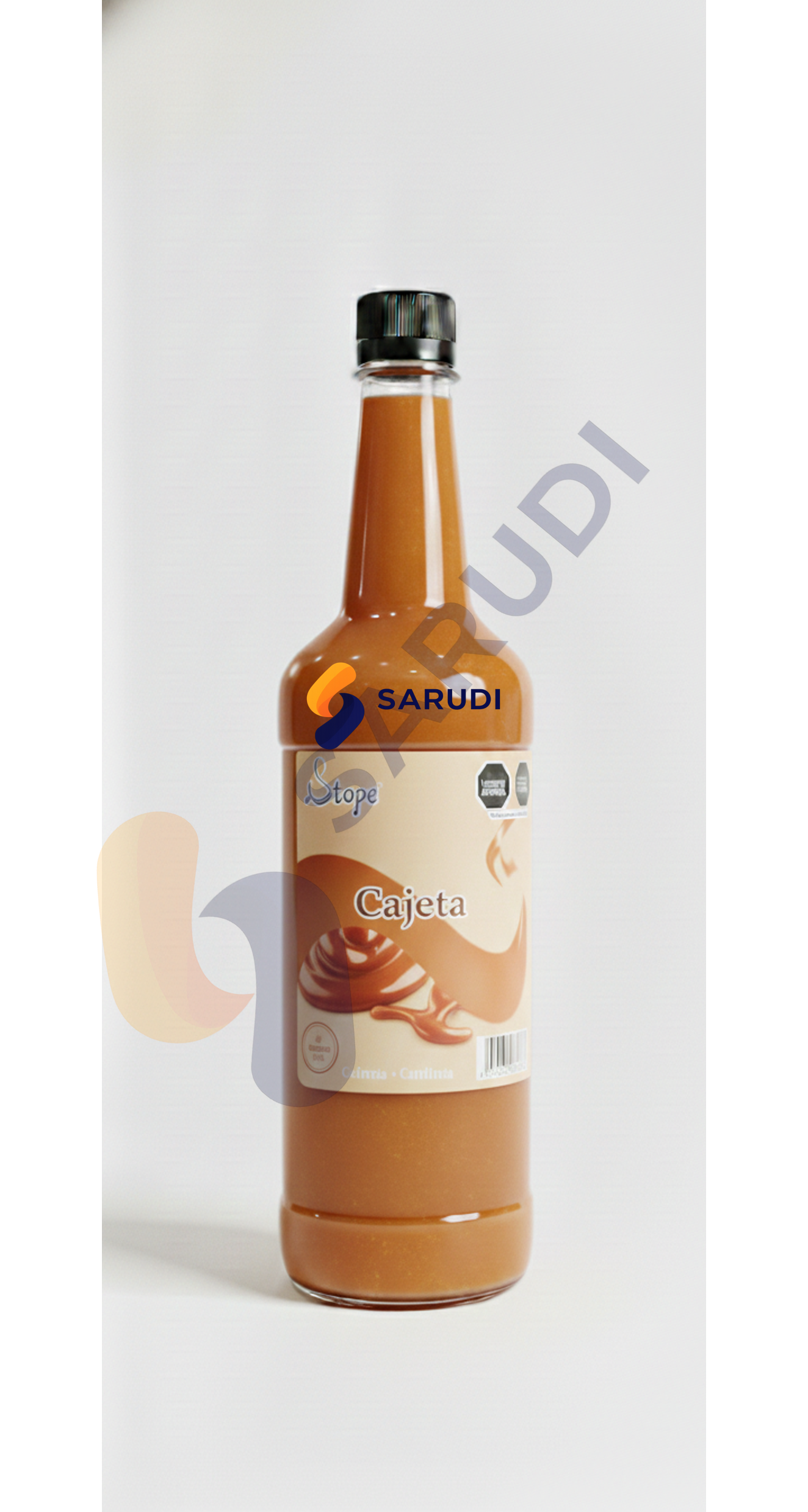 Jarabe Concentrado Sabor Cajeta SARUDI 1 Litro – Perfil Caramelizado Premium