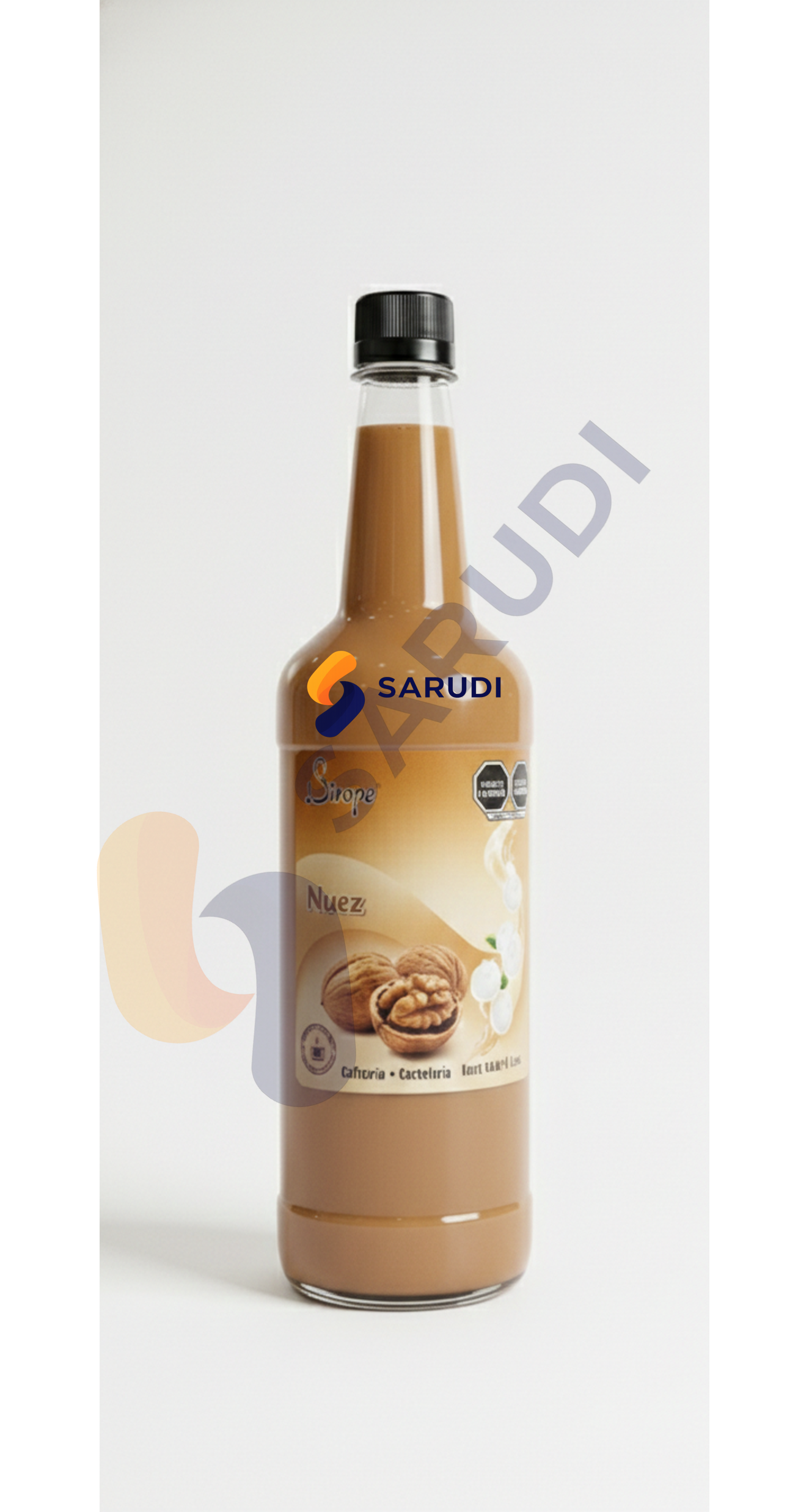 Jarabe Concentrado Sabor Nuez SARUDI 1 Litro – Perfil Tostado Premium