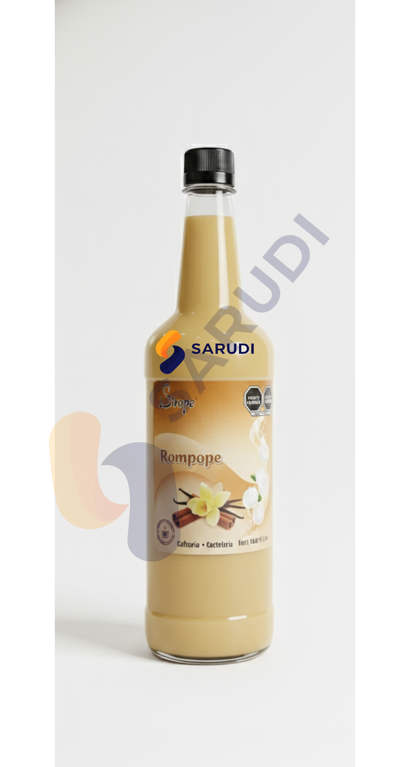 Jarabe Concentrado Sabor Rompope SARUDI 1 Litro – Perfil Cremoso Tradicional Premium