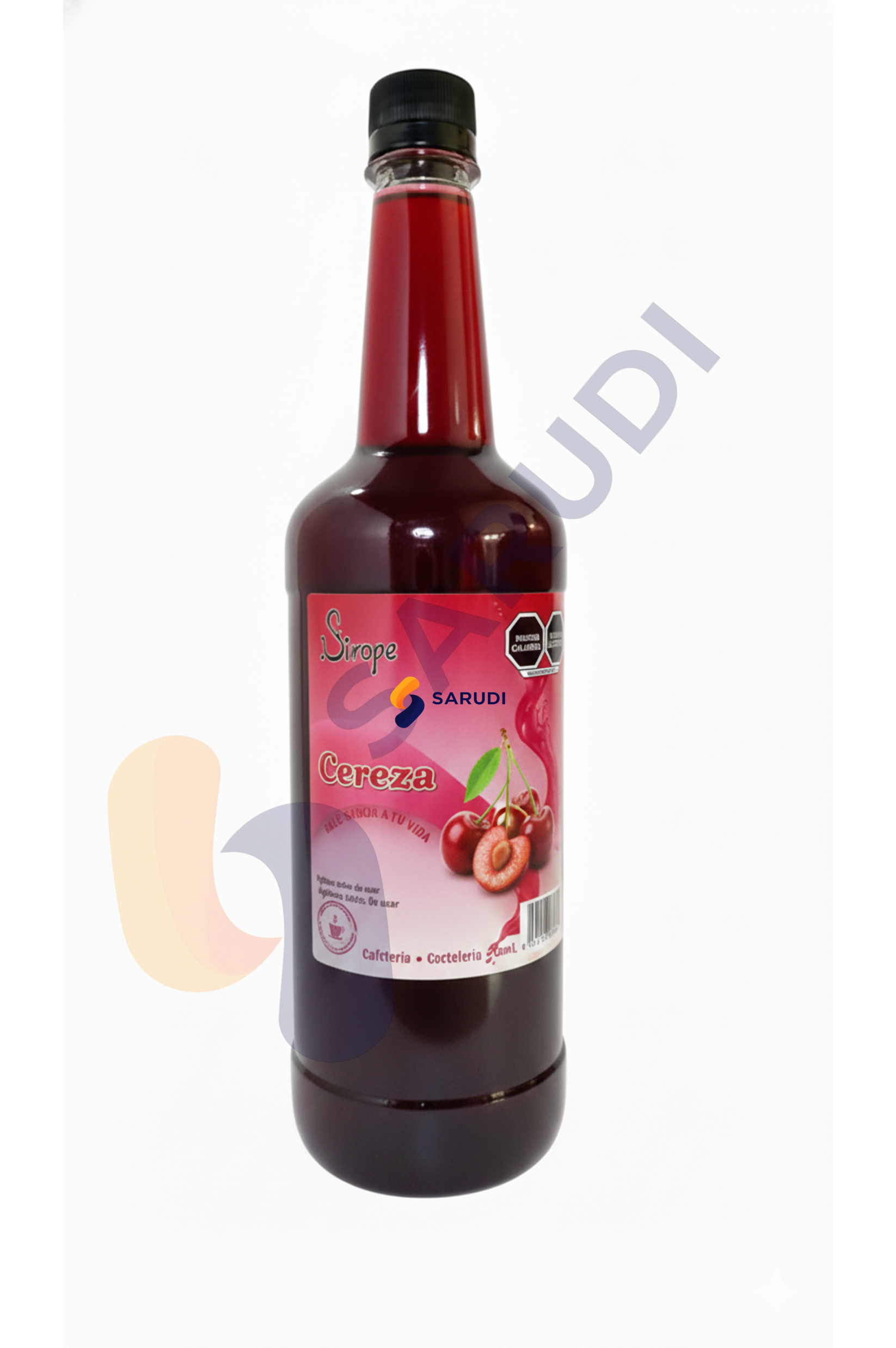 Jarabe de Cereza 1 Lt. – Sirope Profesional para Coctelería, Cafetería y Bebidas