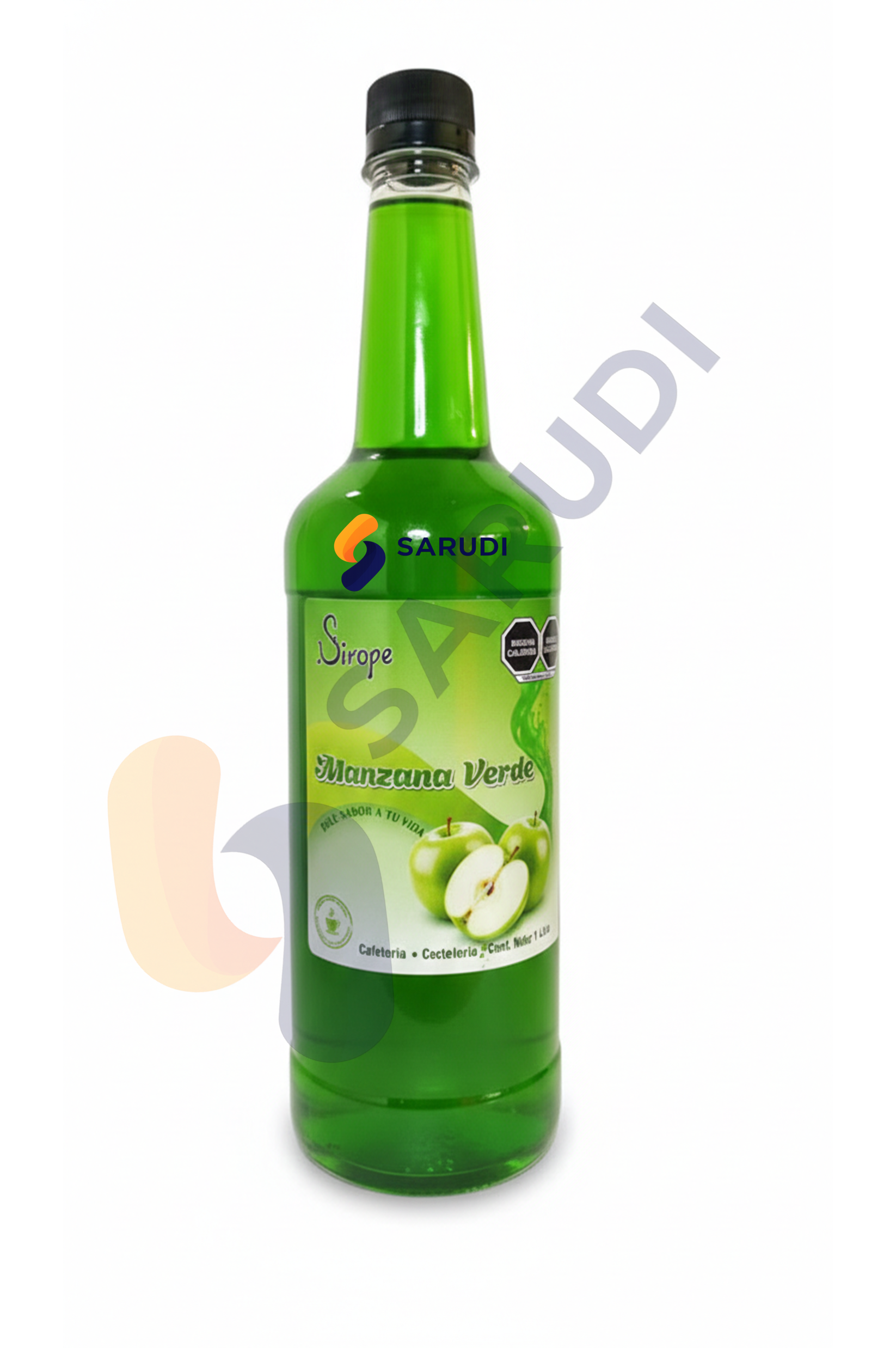 Jarabe de Manzana Verde 1 Lt. – Sirope Profesional para Coctelería y Bebidas Refrescantes