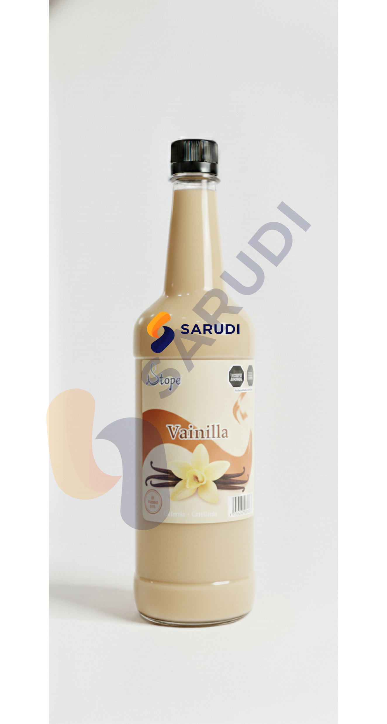 Jarabe Concentrado Sabor Vainilla SARUDI 1 Litro – Perfil Clásico Premium