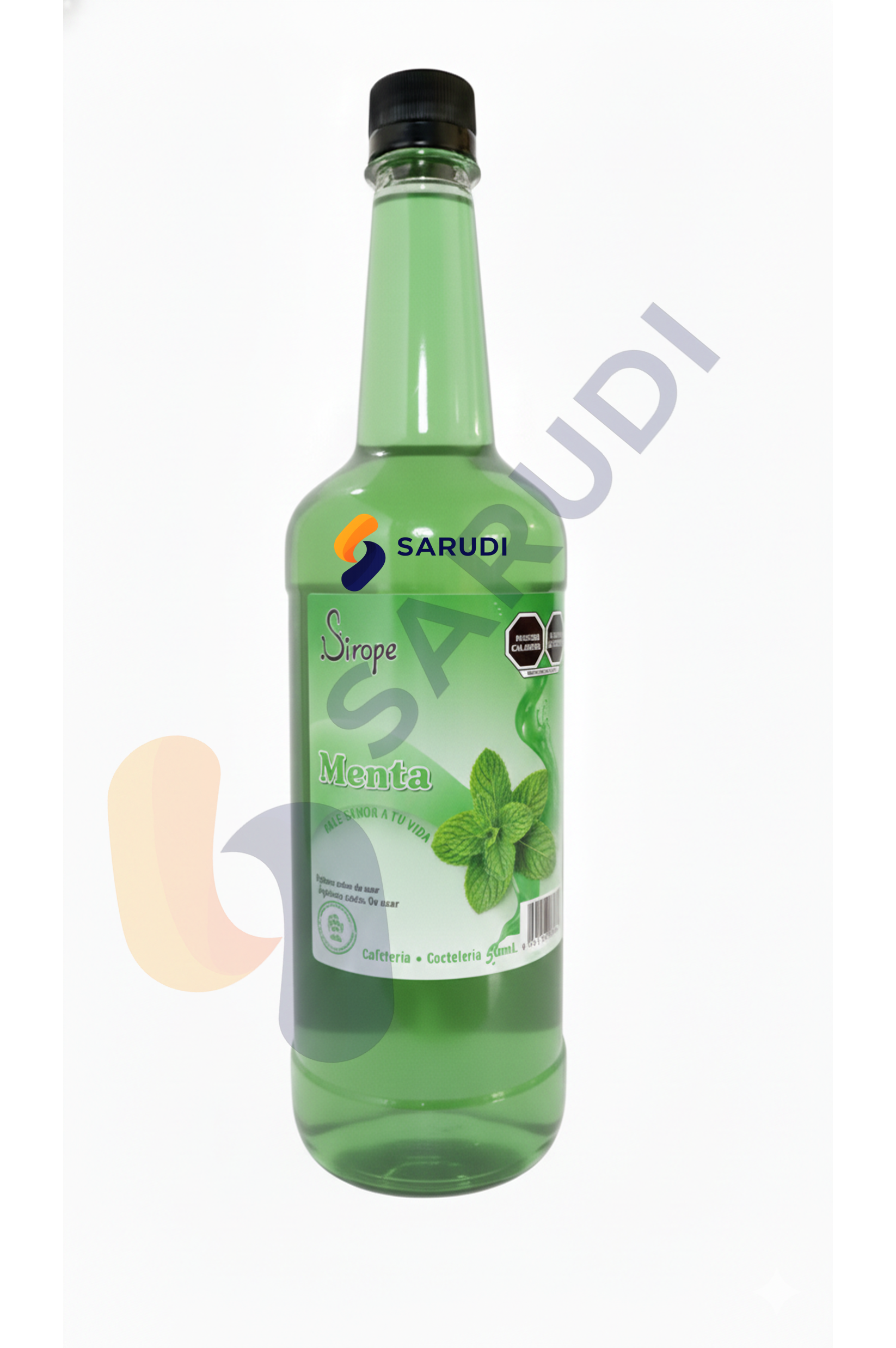 Jarabe de Menta 1 Lt. – Sirope Profesional para Coctelería y Bebidas Refrescantes