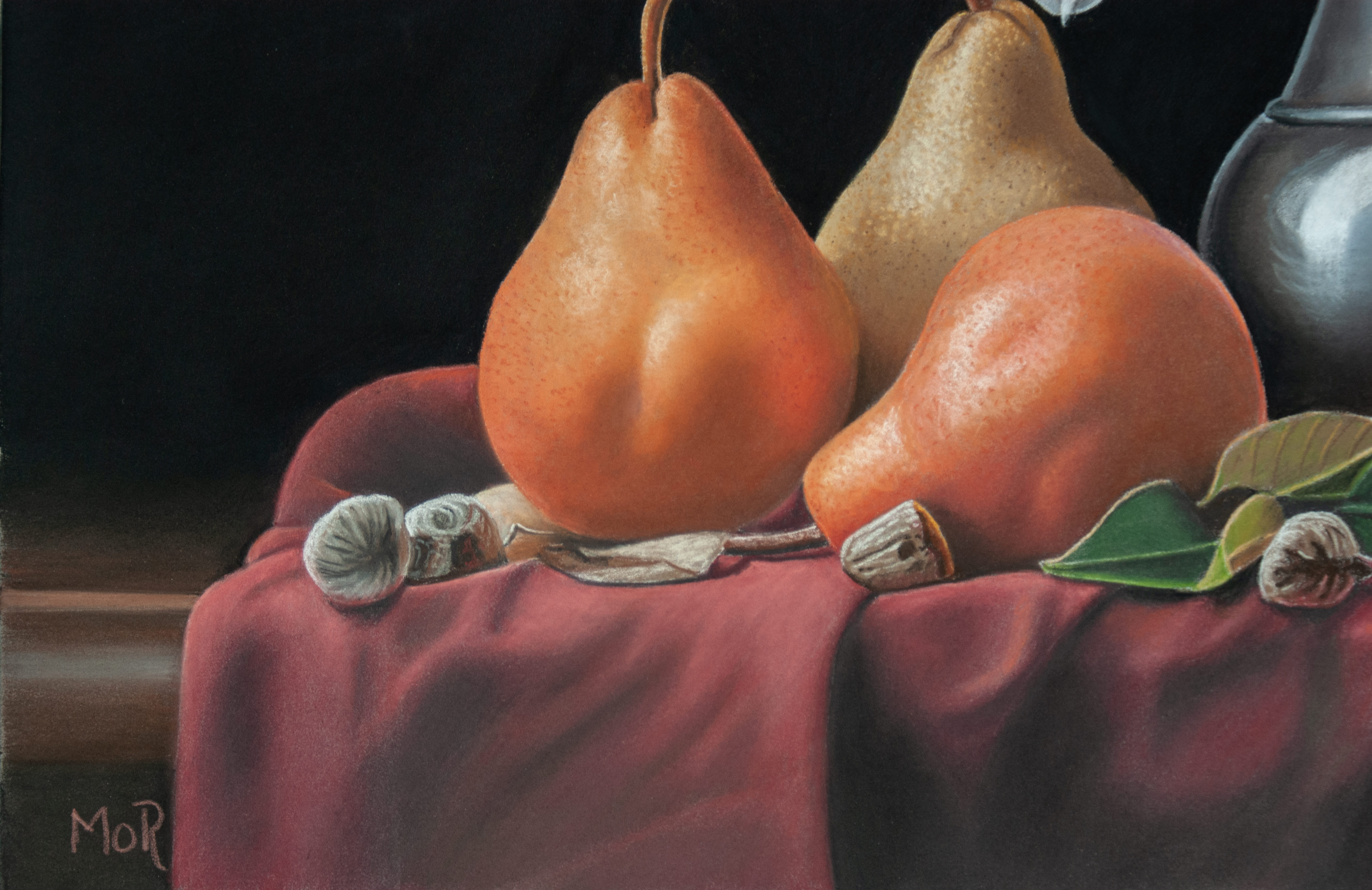 Still Life on Red Cloth