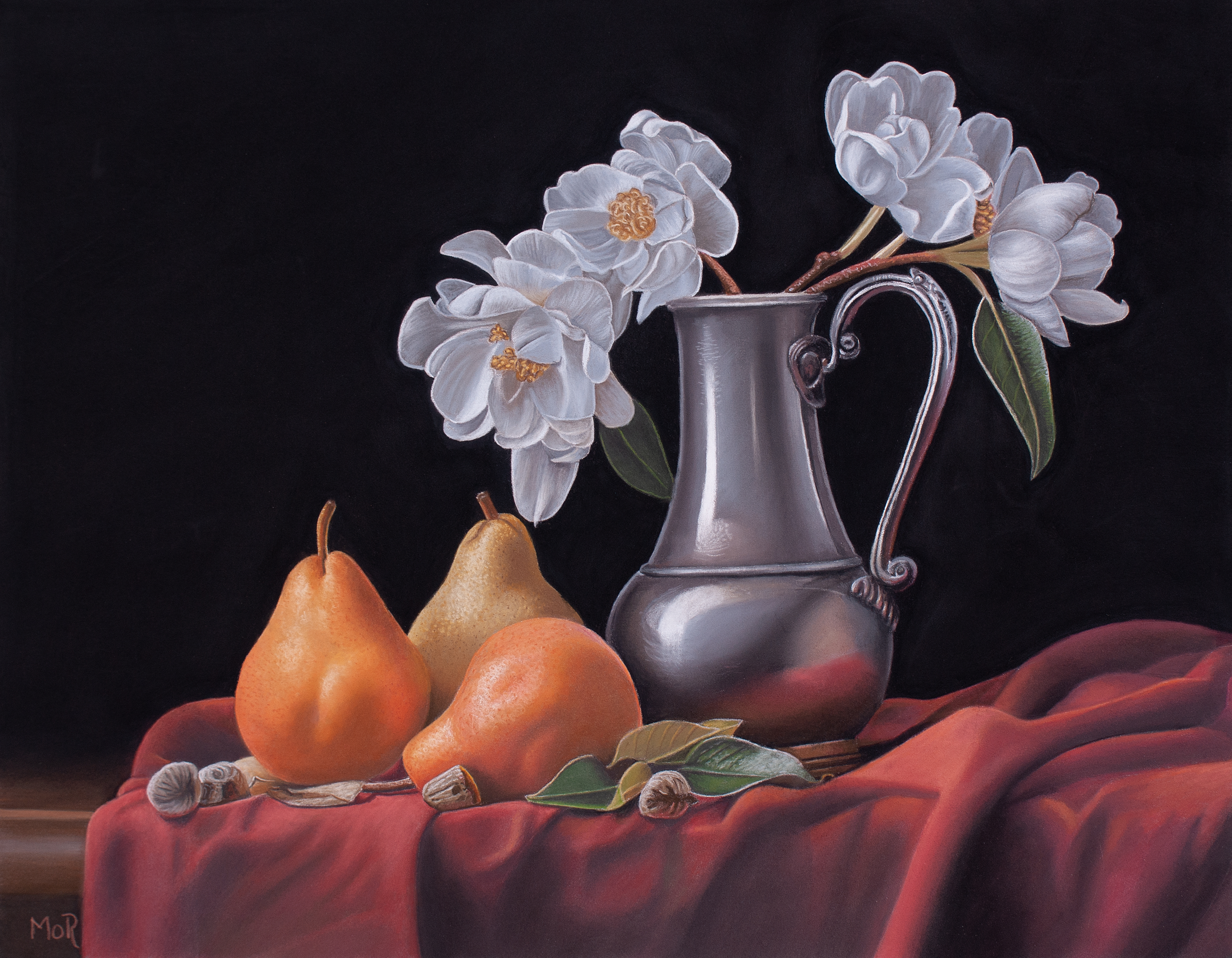 Still Life on Red Cloth