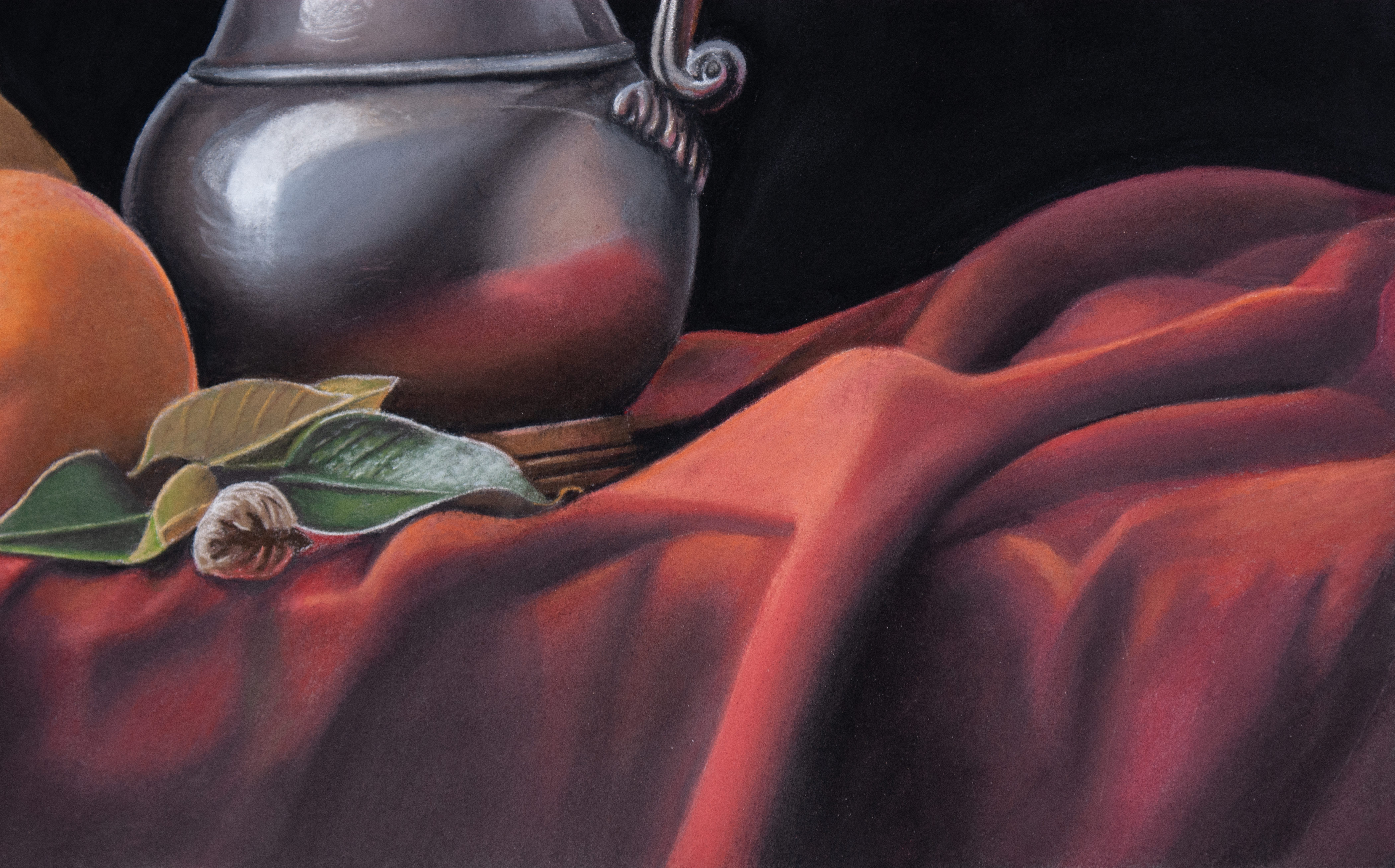 Still Life on Red Cloth