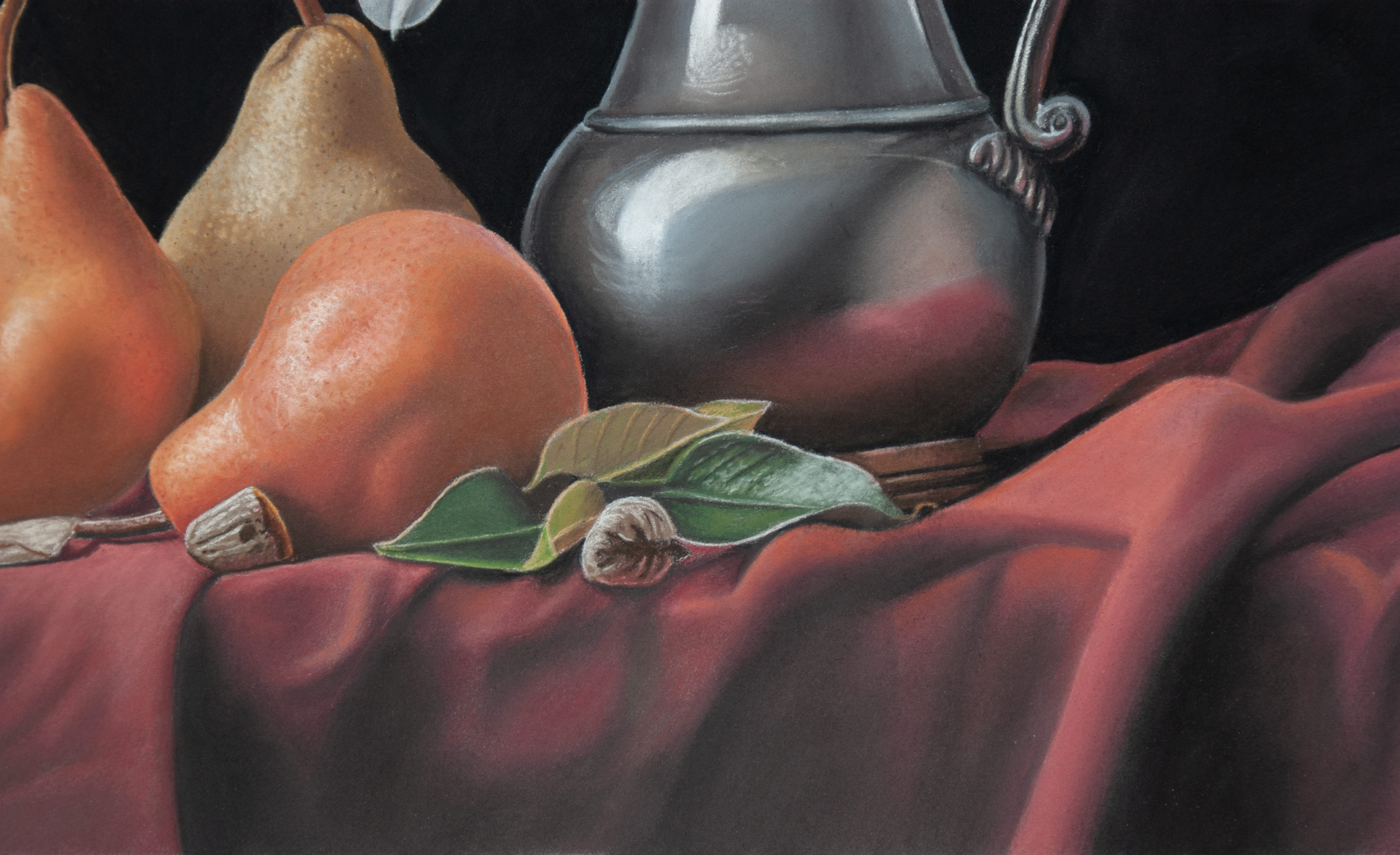 Still Life on Red Cloth