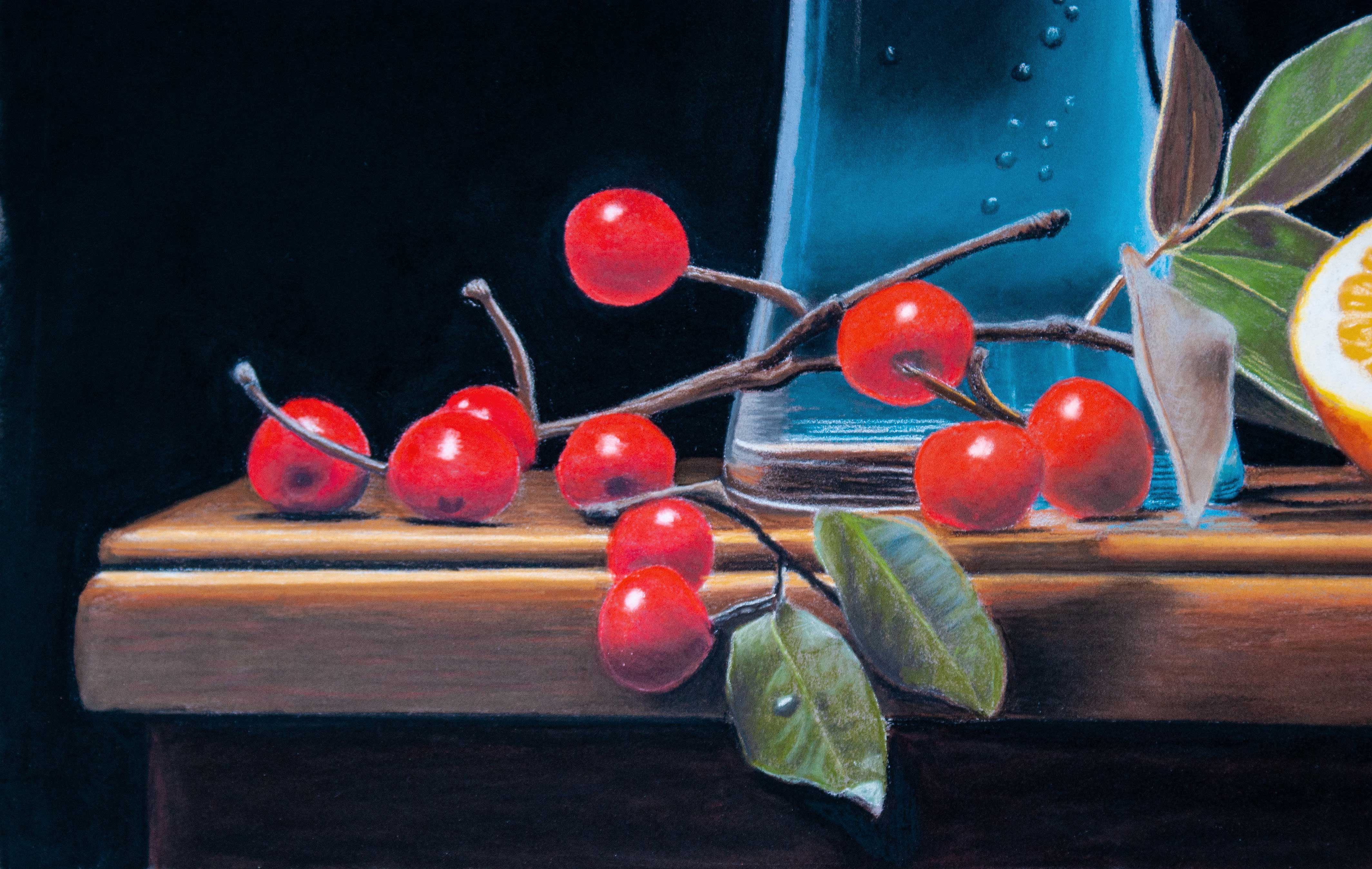 Berries, Oranges and Water Jug