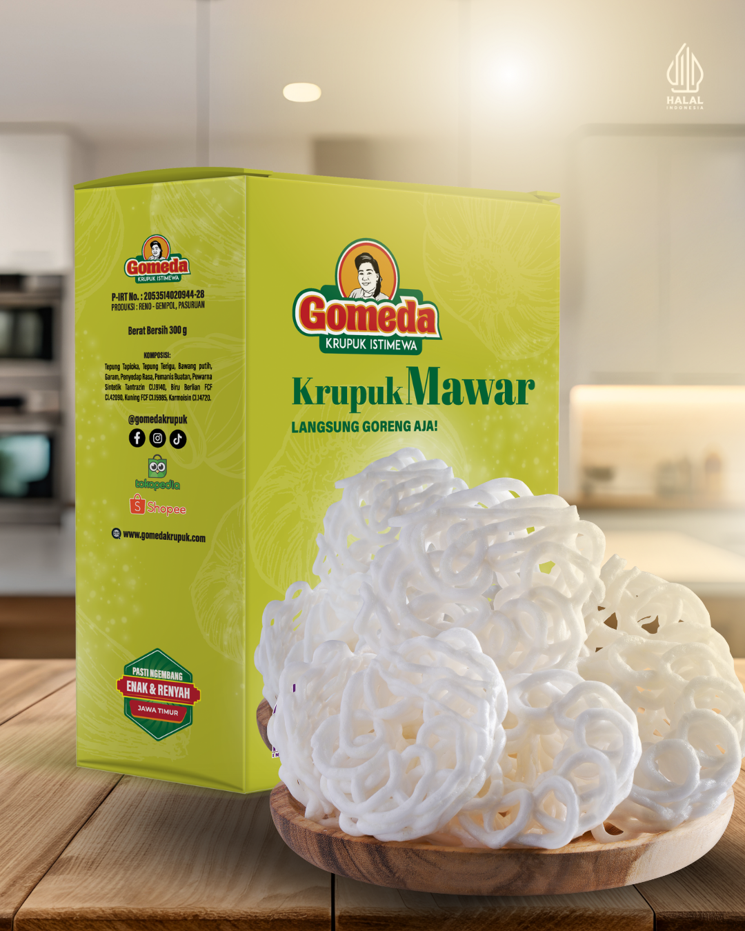 Krupuk Mawar
