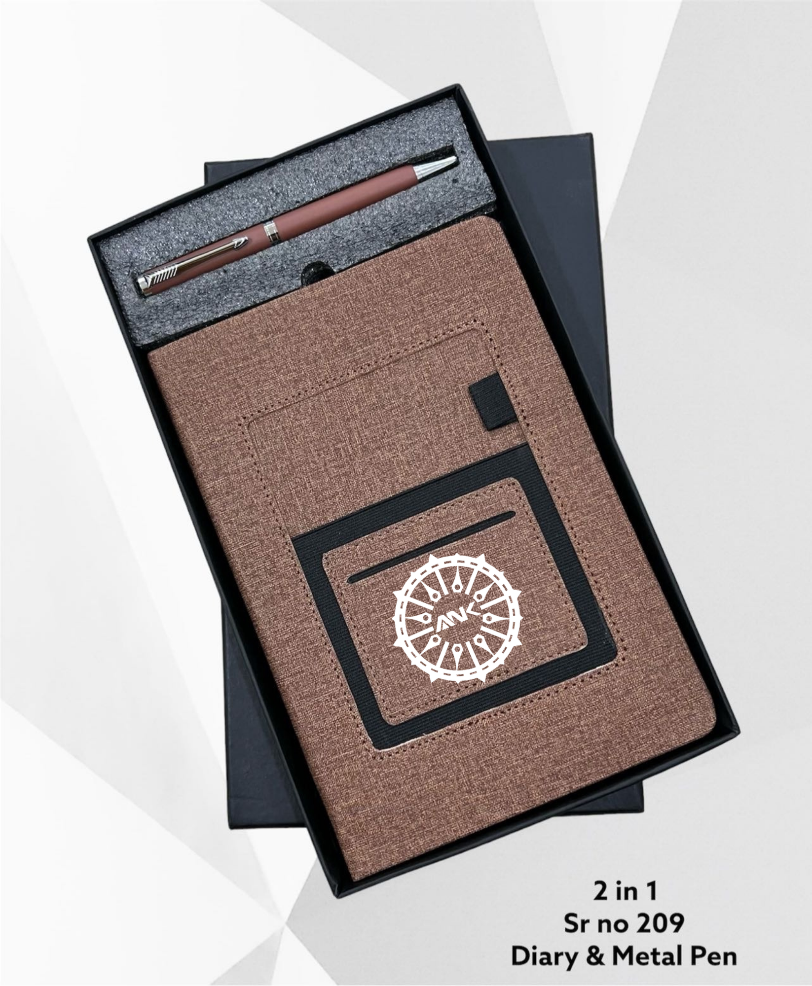 Diary & Metal Pen Combo