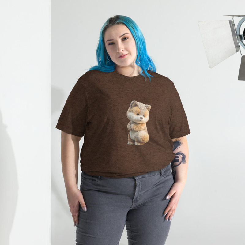 Cute Fox Graphic Short sleeve T-Shirt