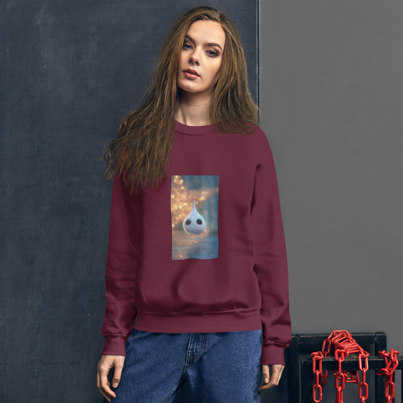 Unisex sweatshirt with fantasy print