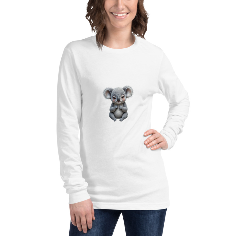Unisex Koala Long Sleeve Tee