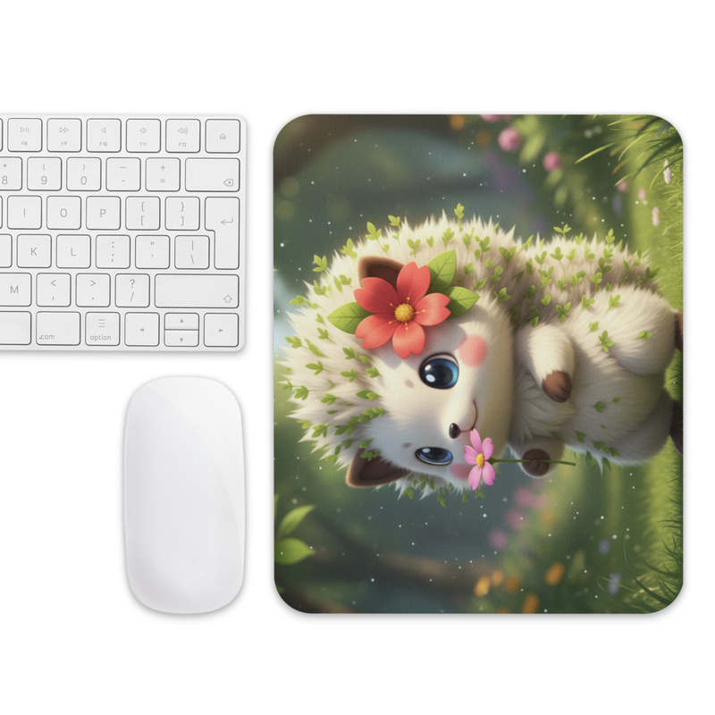 Cute Hedgehog Mouse Pad
