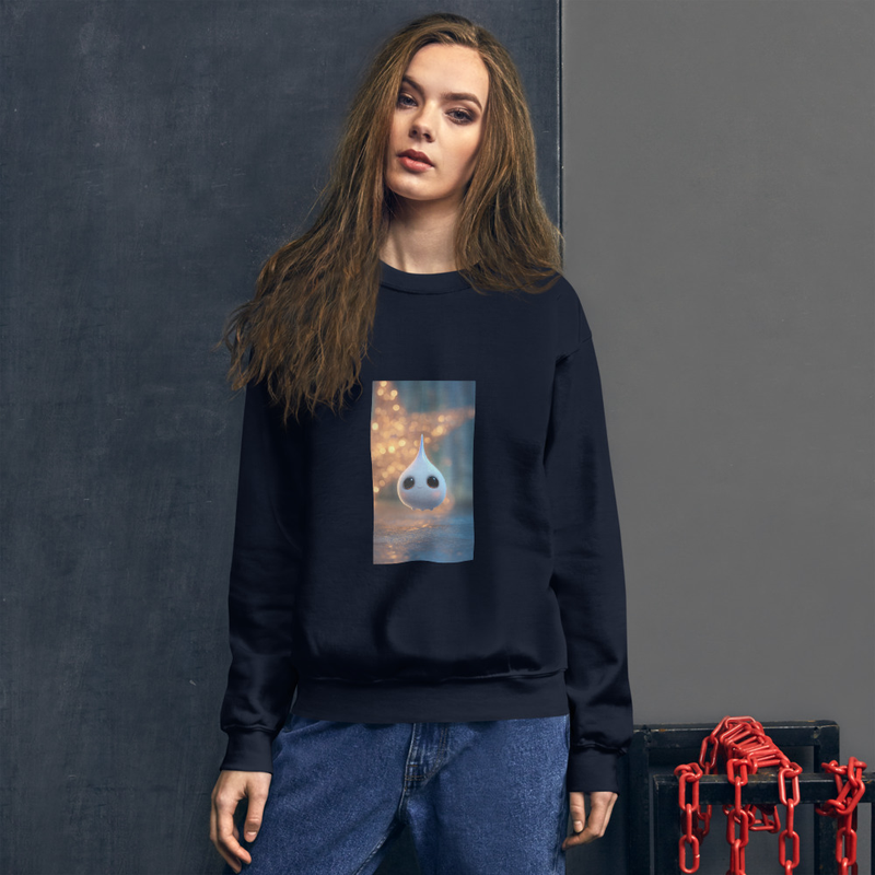 Unisex sweatshirt with fantasy print