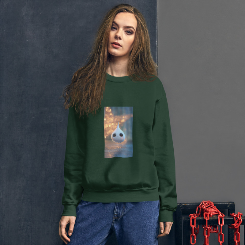 Unisex sweatshirt with fantasy print