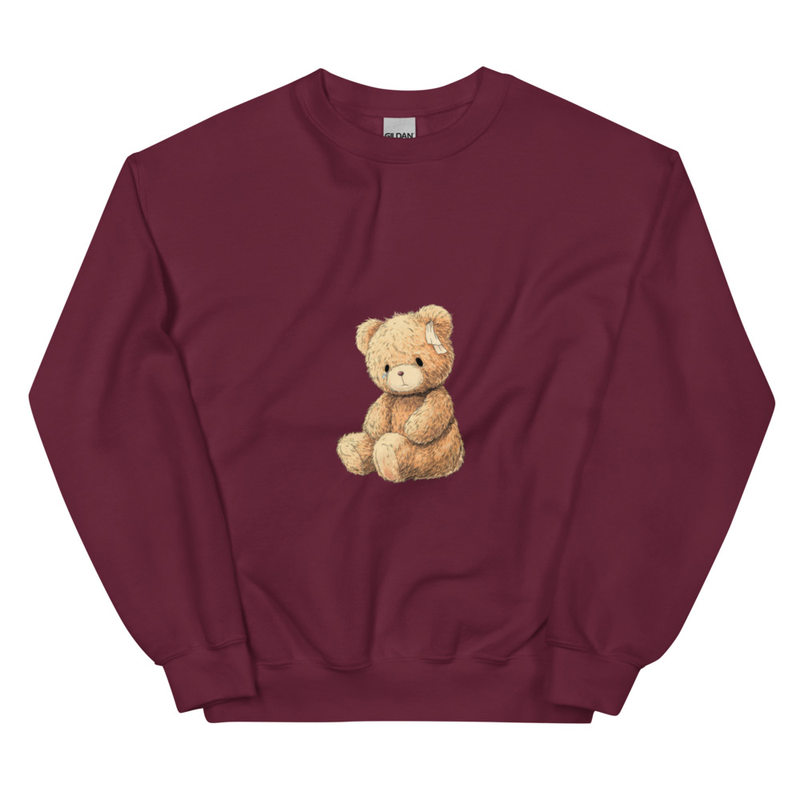 Teddy Bear Printed Unisex Sweatshirt