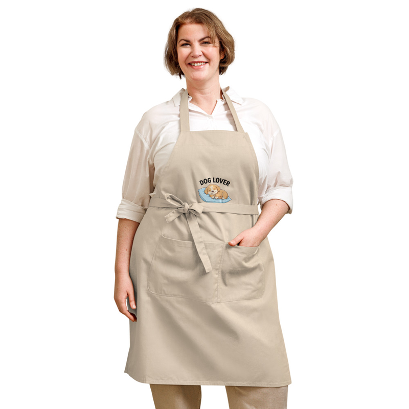Dog Lover Embroidered Apron