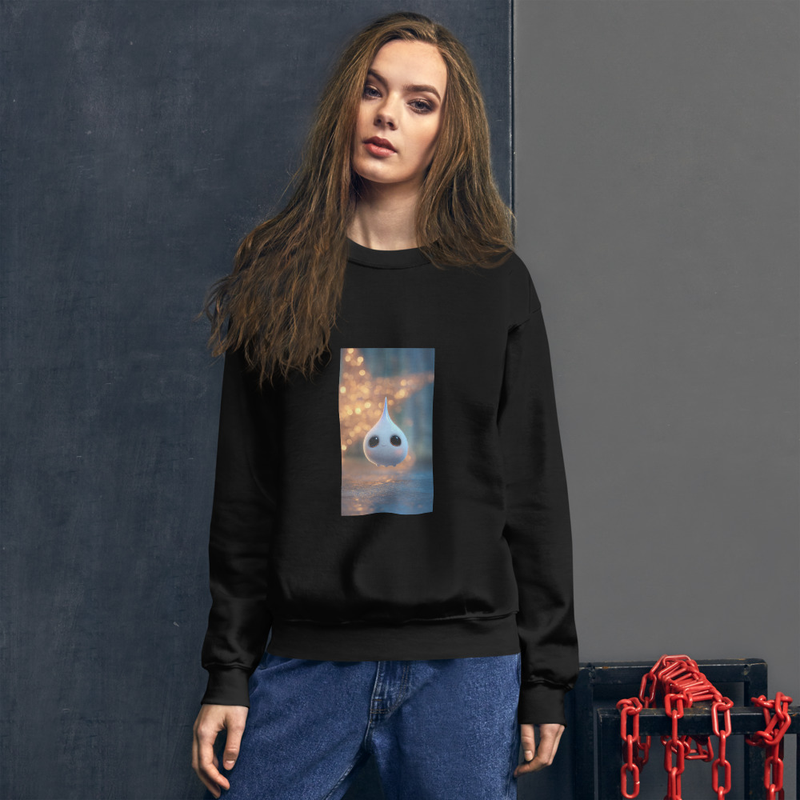 Unisex sweatshirt with fantasy print