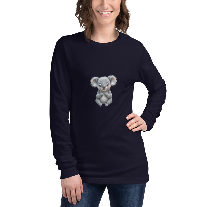 Unisex Koala Long Sleeve Tee