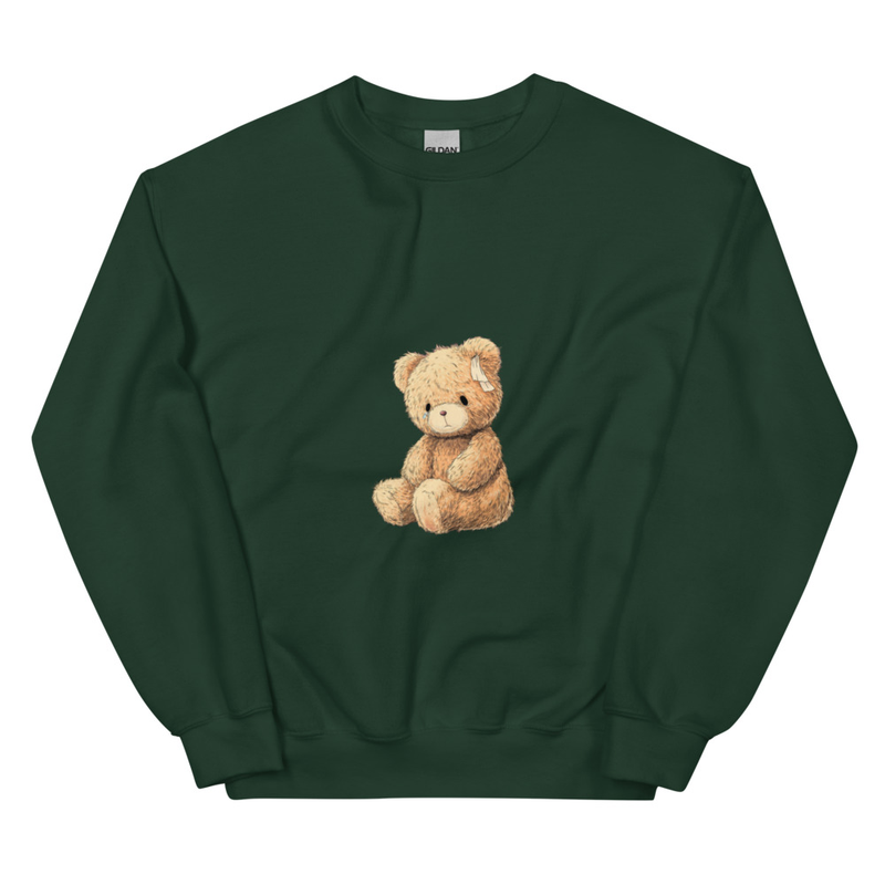 Teddy Bear Printed Unisex Sweatshirt
