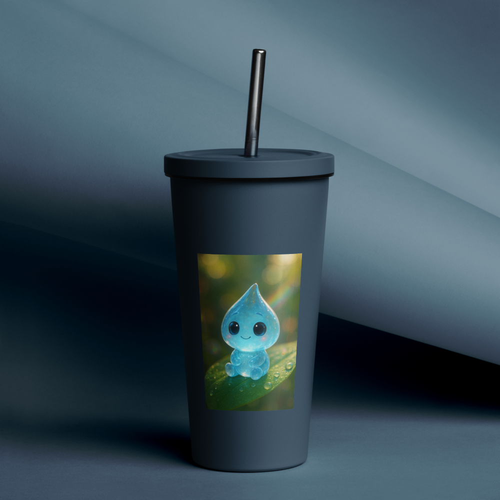Mug with Cute Water Droplet Design