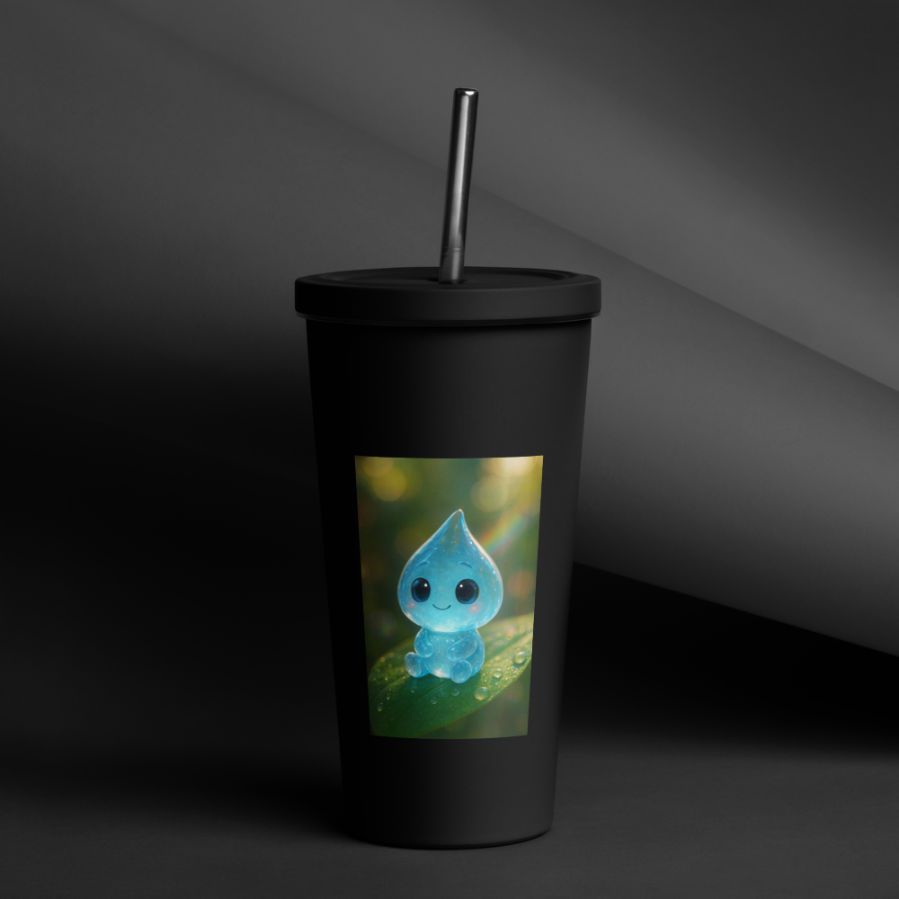 Mug with Cute Water Droplet Design