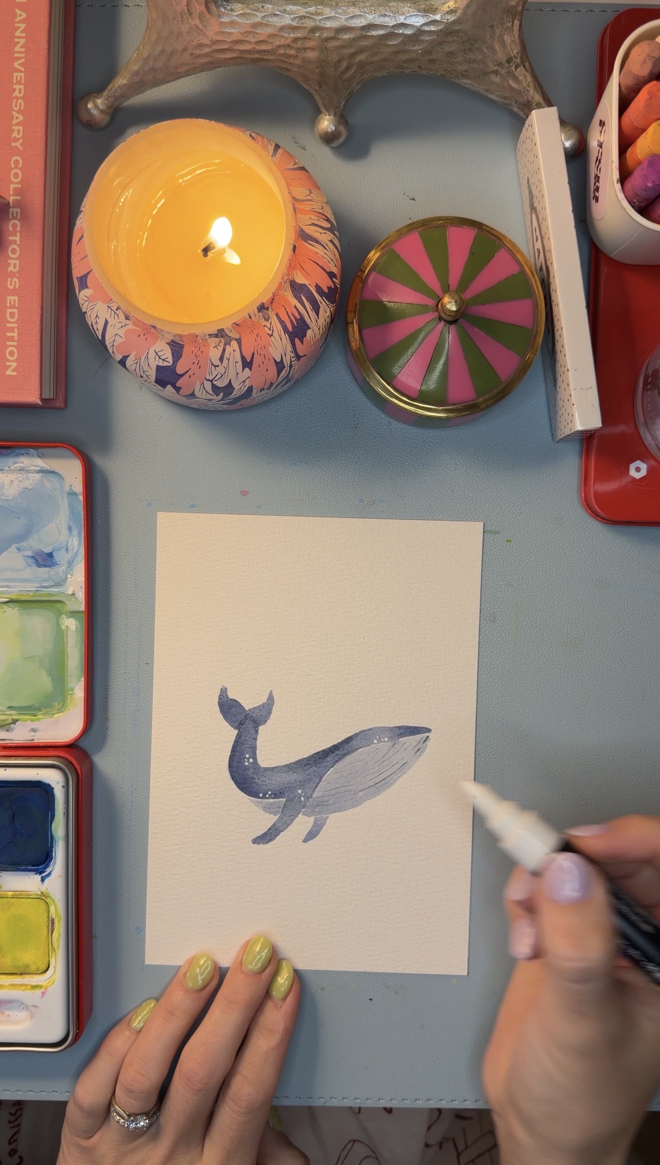 Blue Whale Print