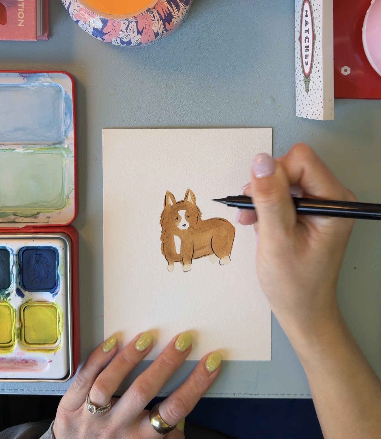 Corgi Print