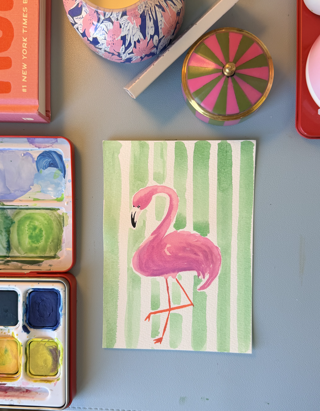Flamingo Print