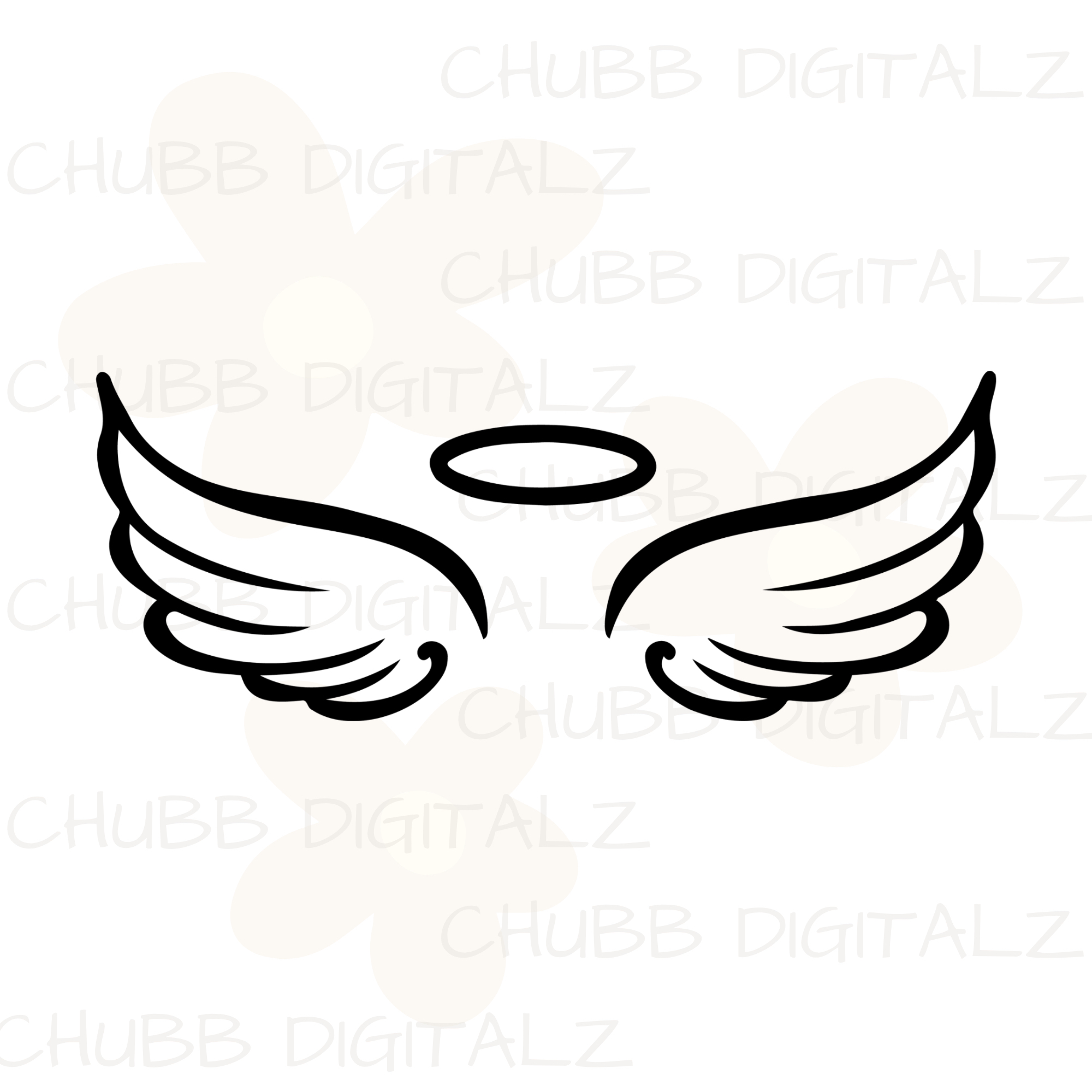 Angel Wings SVG PNG | Digital Download | Instant File