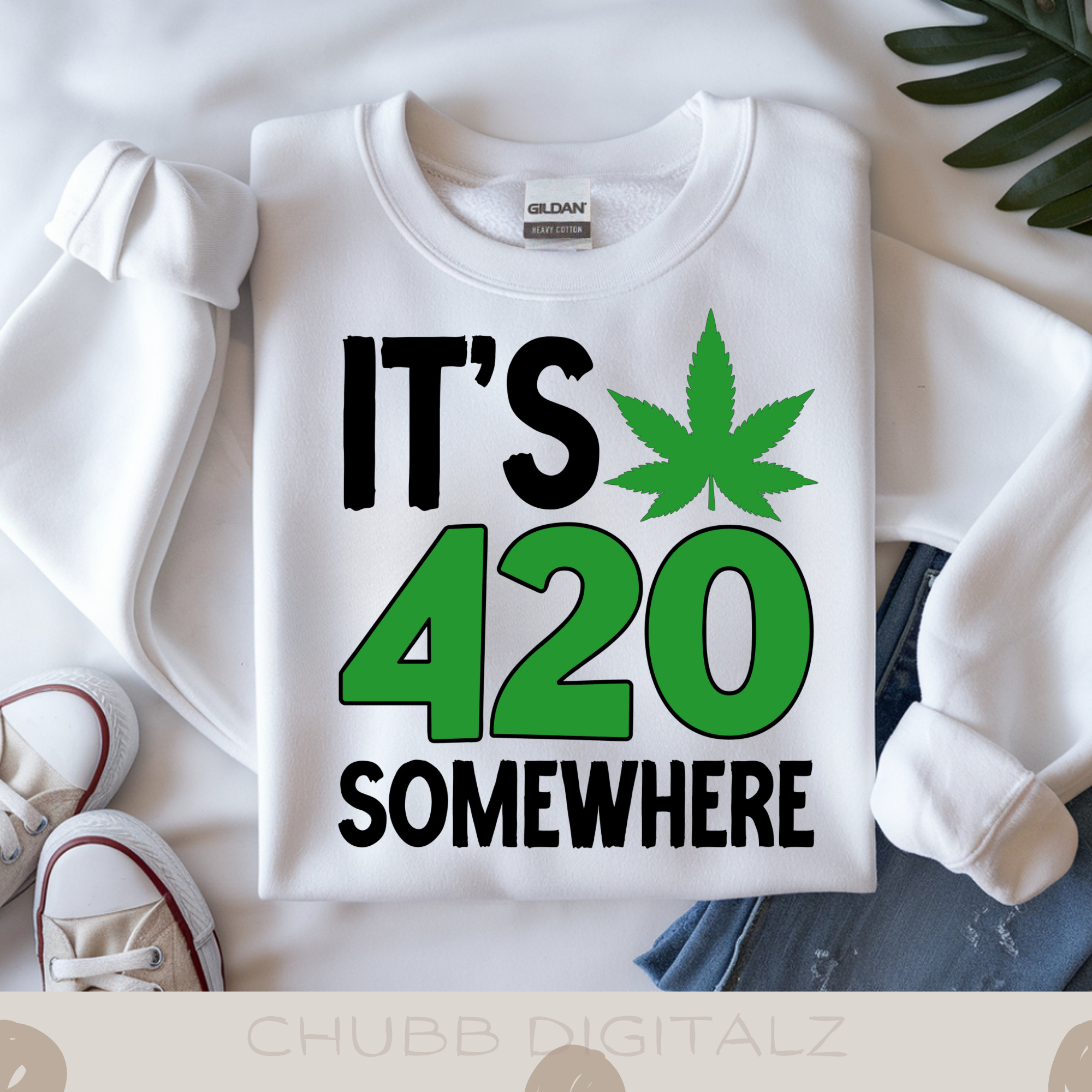 It’s 420 Somewhere SVG PNG | Weed | Cannabis | Mary Jane | Joint | Digital Download | Instant File