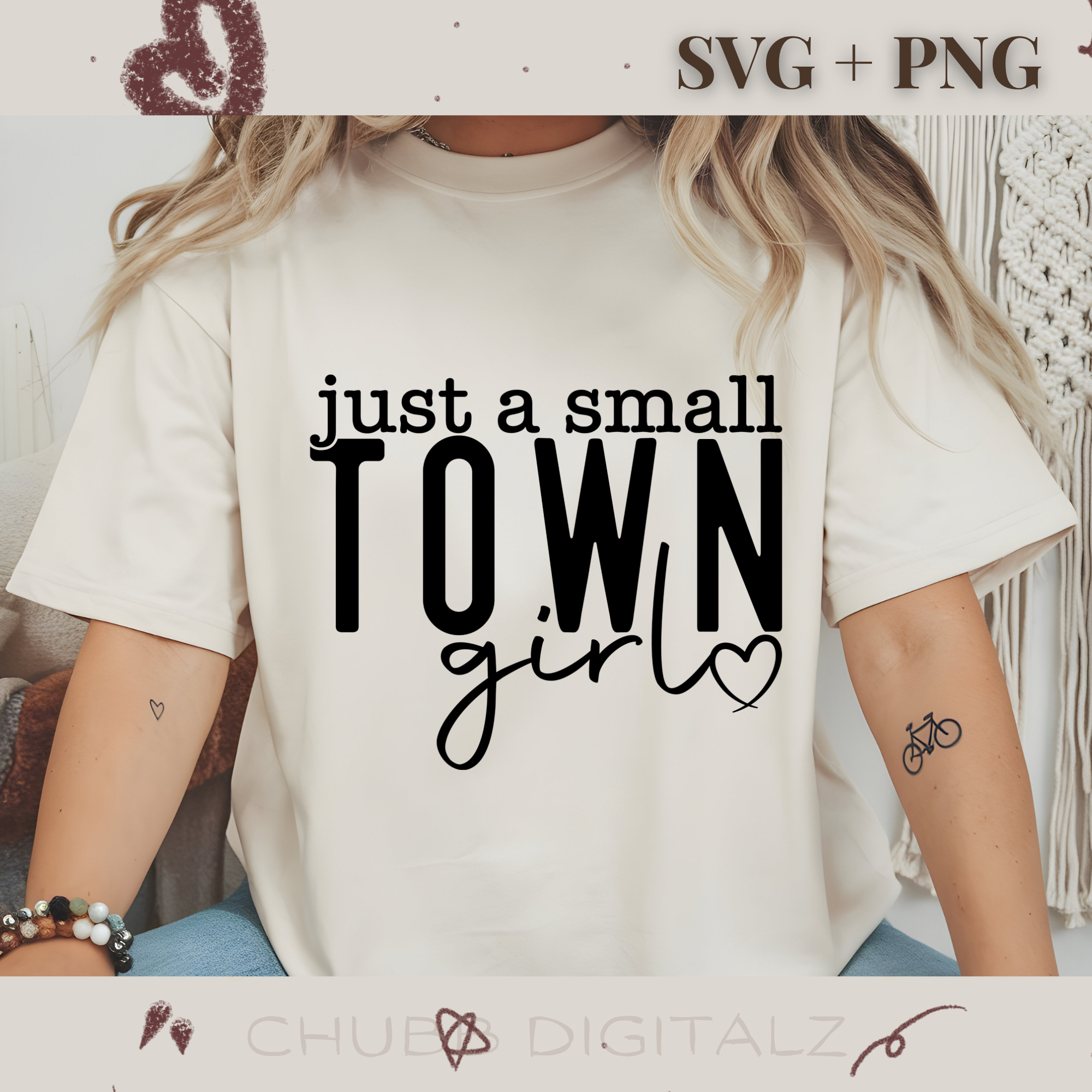 Just A Small Town Girl SVG PNG | Digital Download | Instant File