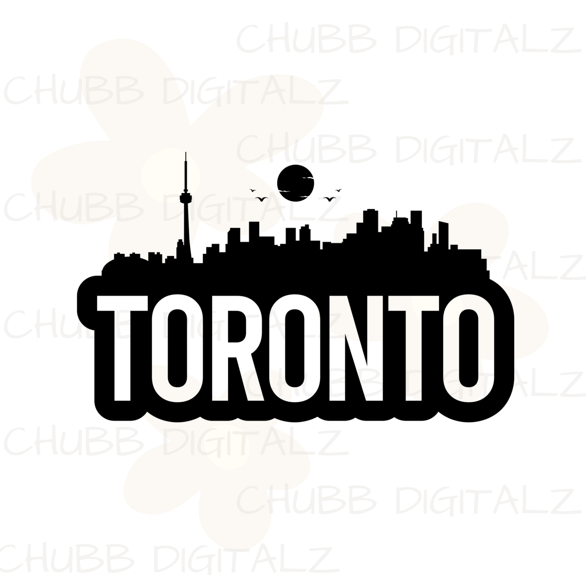 Toronto SVG PNG | Toronto | Canada | Canadian Flag | Digital Download | Instant File