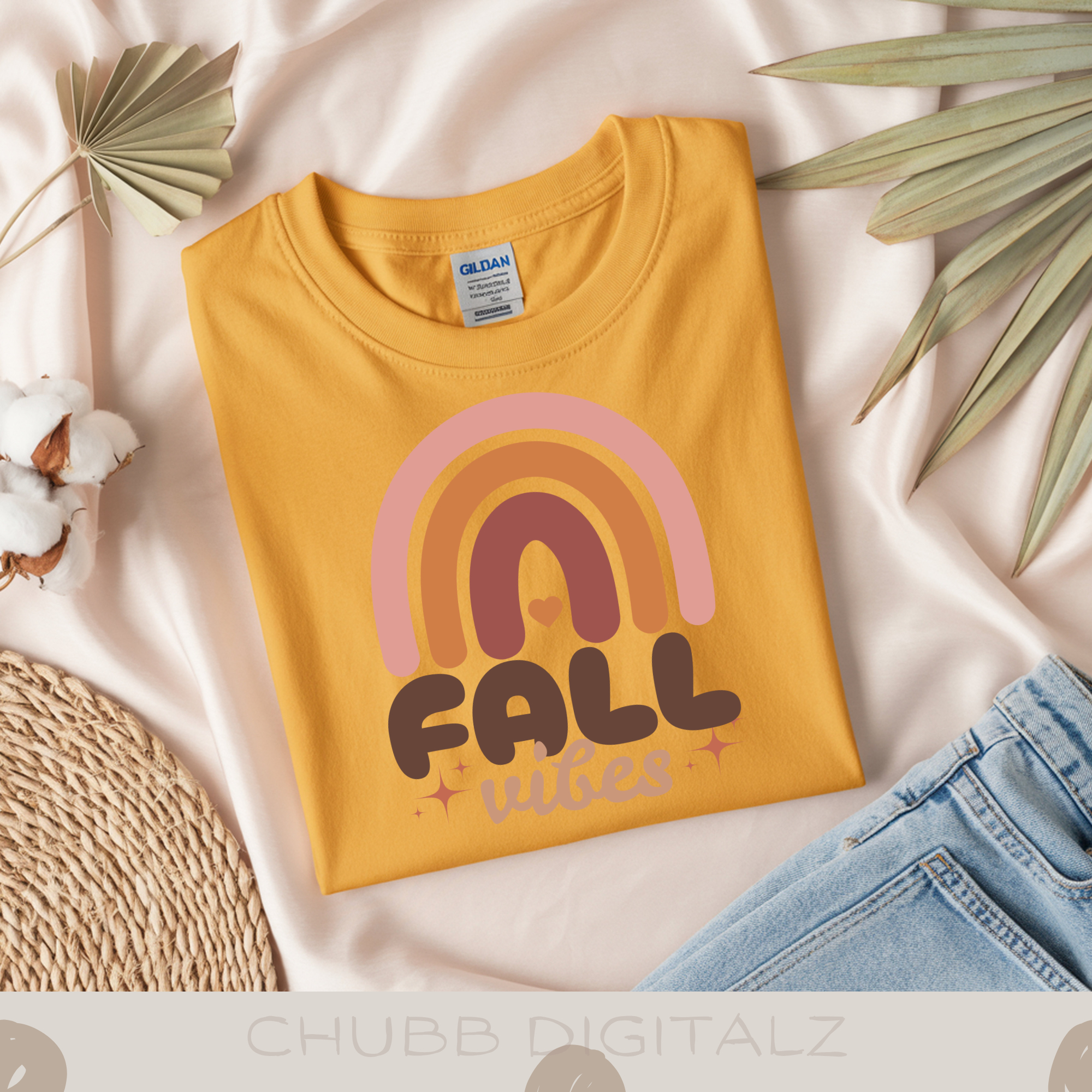 Fall Vibes SVG PNG | Fall Season | Boho Design | Digital Download | Instant File