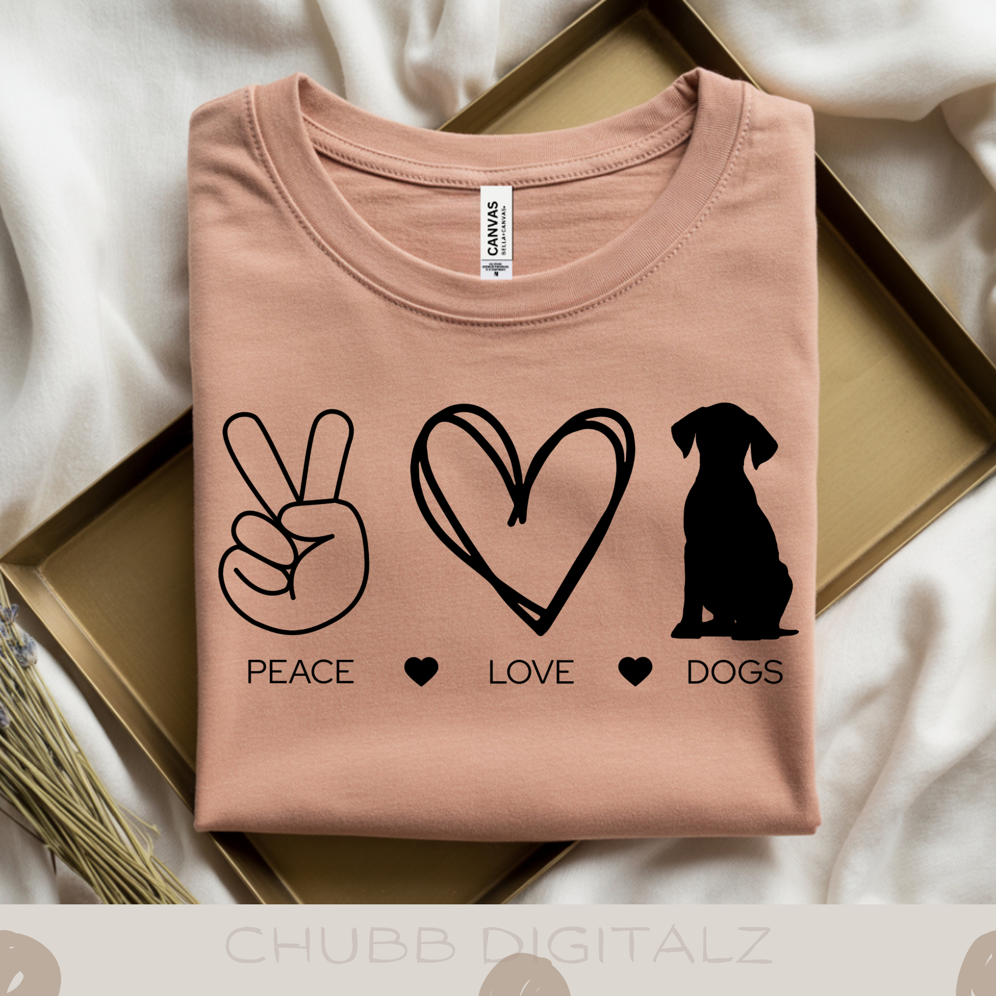 Peace Love Dogs SVG PNG | Peace | Love | Dogs | Digital Download | Instant File