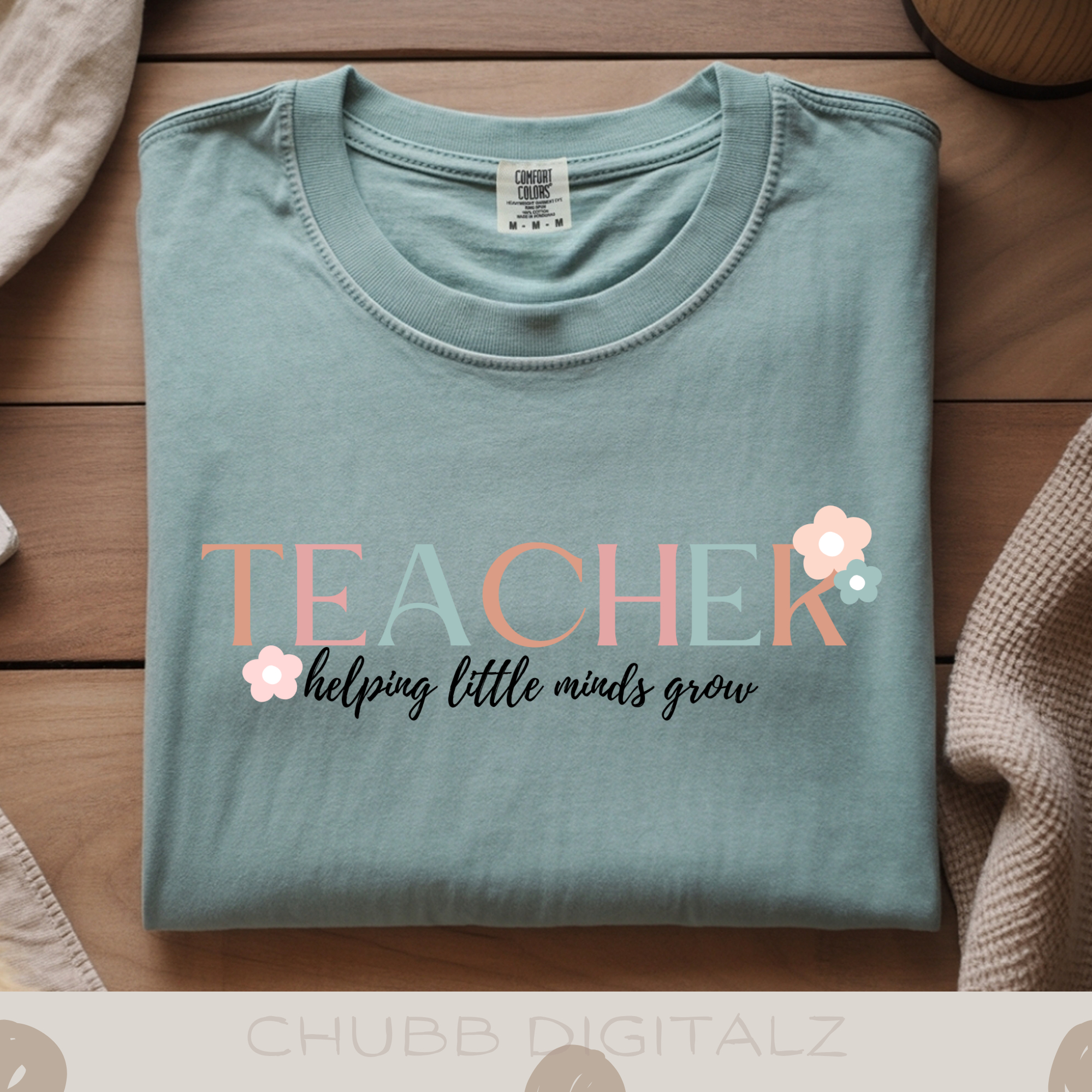 Teacher Helping Little Minds Grow SVG PNG | School | Teacher | Digital Download | Instant File