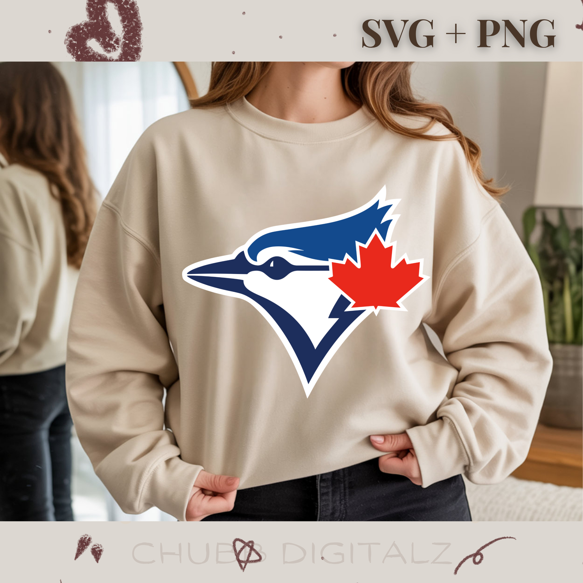 Toronto Blue Jays SVG PNG | Sports | MLB | Baseball | Sports Fan Gift | Toronto | Bluejays | Digital Download | Instant File