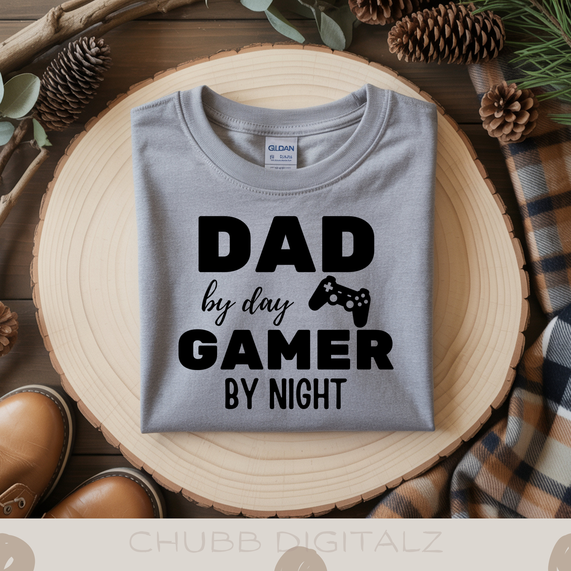DAD by day GAMER by night SVG PNG | Dad | Father | Fathers Day Gift | Digital Download | Instant File