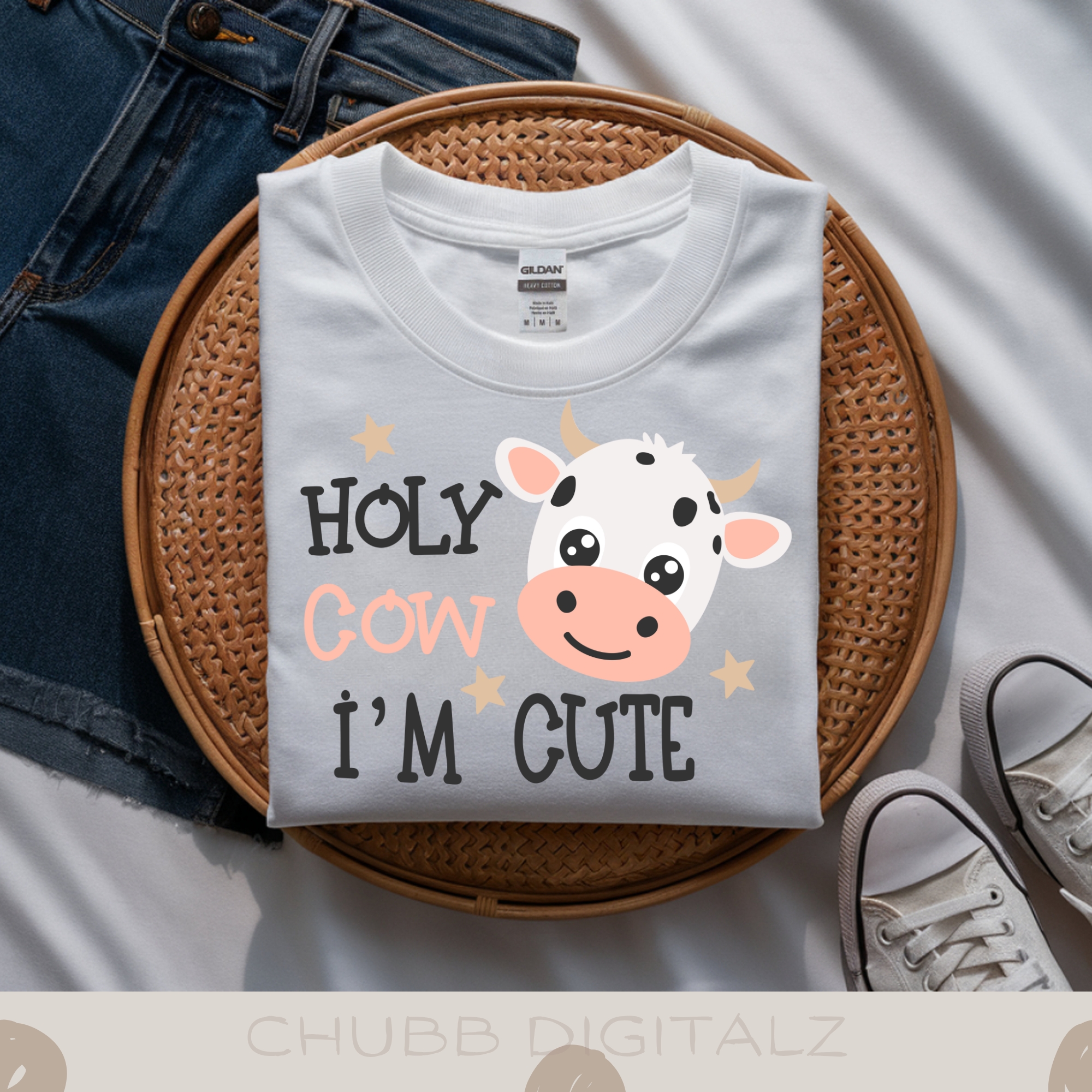 Holy Cow I’m Cute SVG PNG | Cute | Digital Download | Instant File