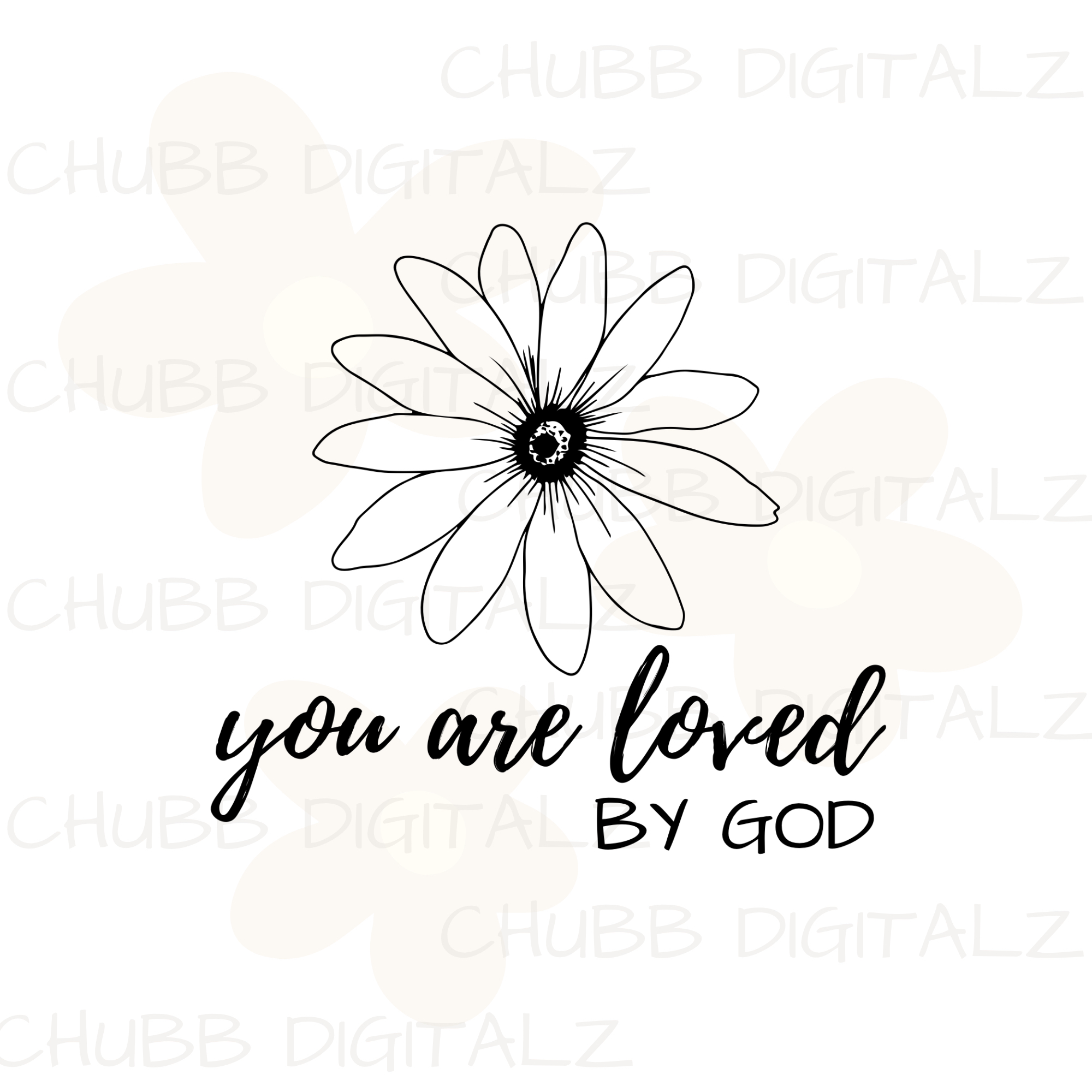 You Are Loved By God SVG PNG | Religion | Religious | God | Digital Download | Instant File