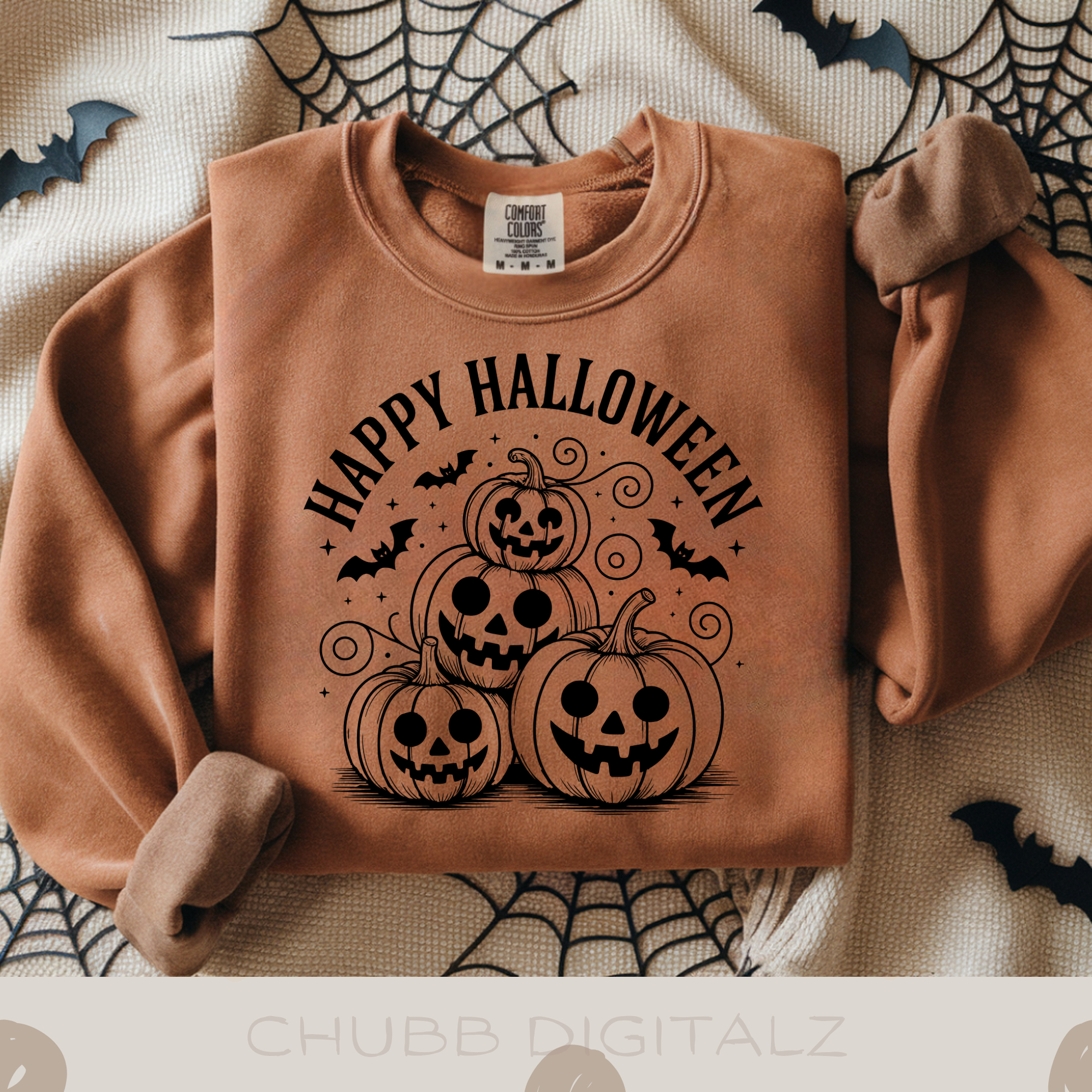 Happy Halloween SVG PNG | Halloween | Pumpkins | Bats | Digital Download | Instant File