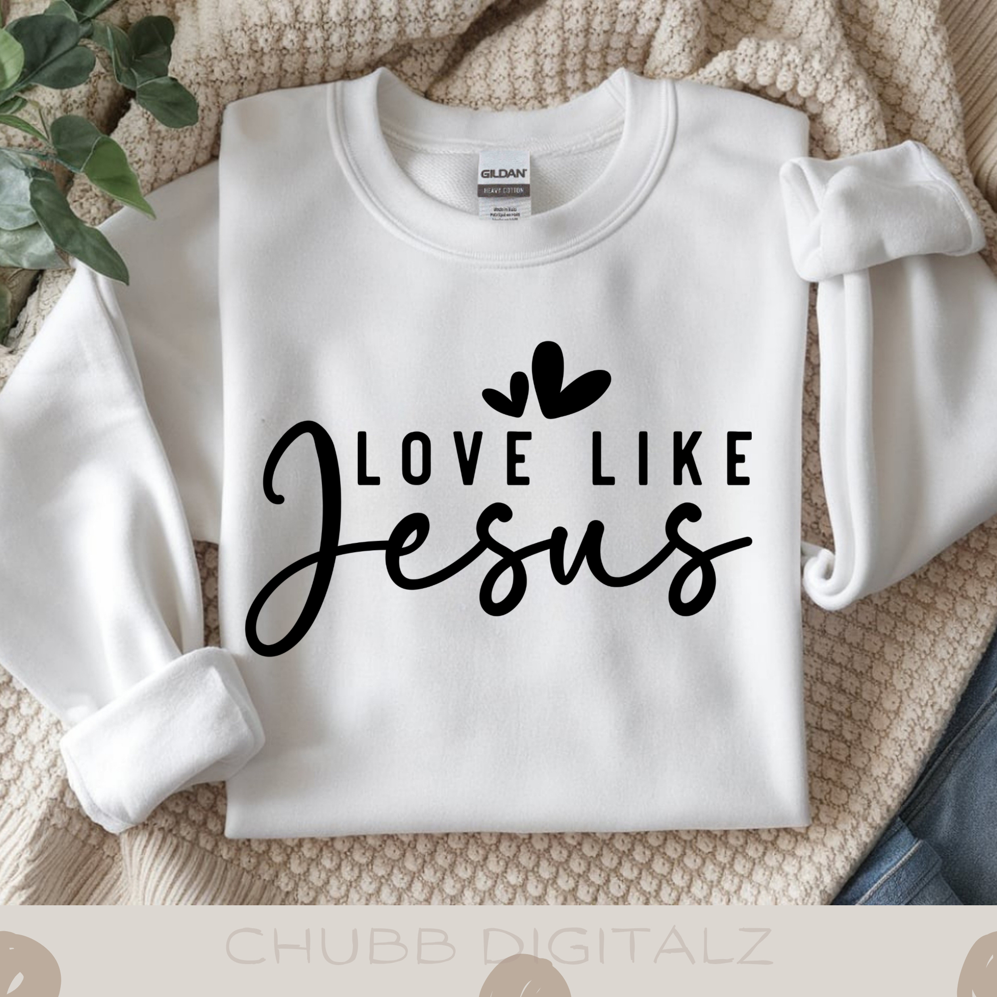 Love Like Jesus SVG PNG | Religion | Religious | God | Digital Download | Instant File
