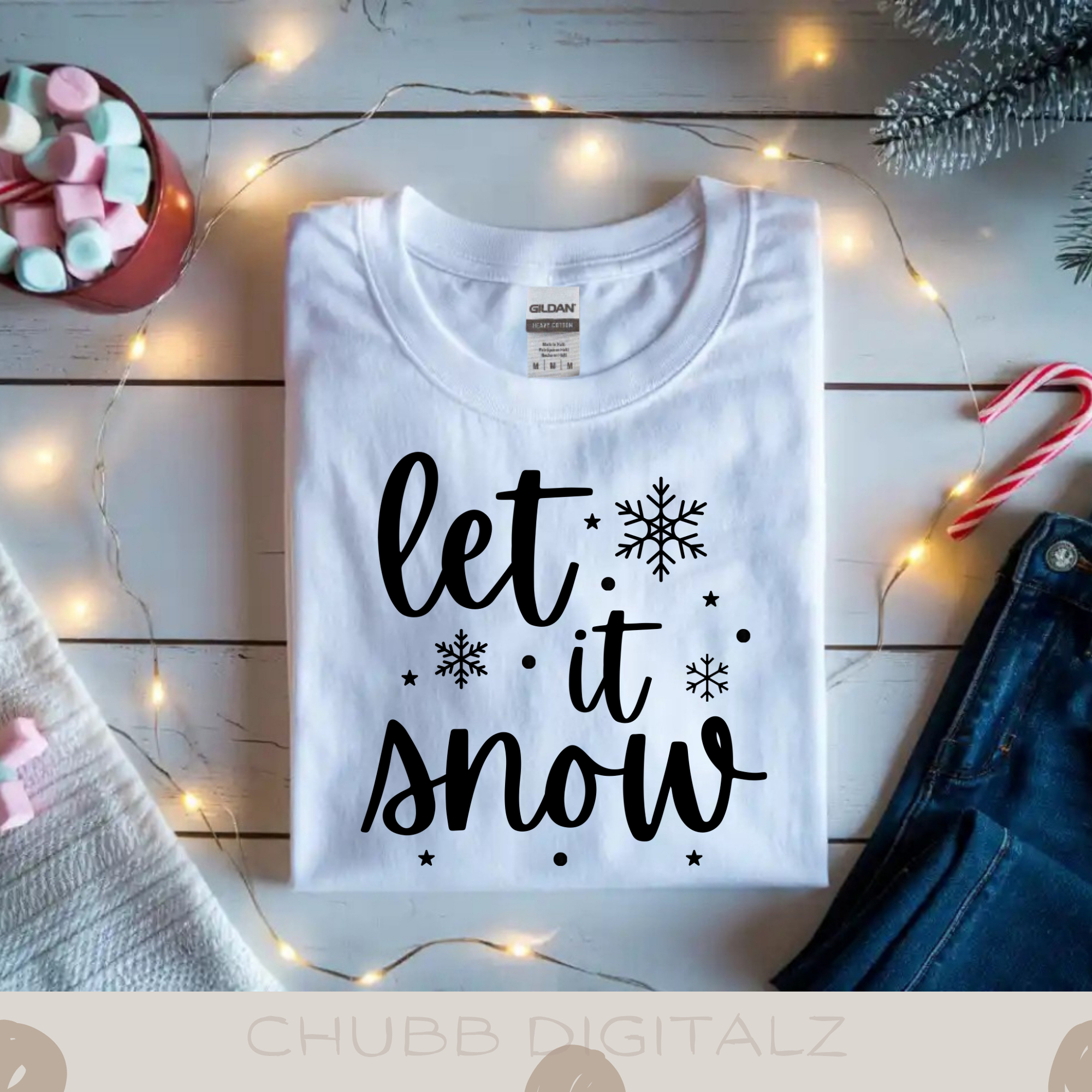Let It Snow SVG PNG | Christmas | XMas | Digital Download | Instant File