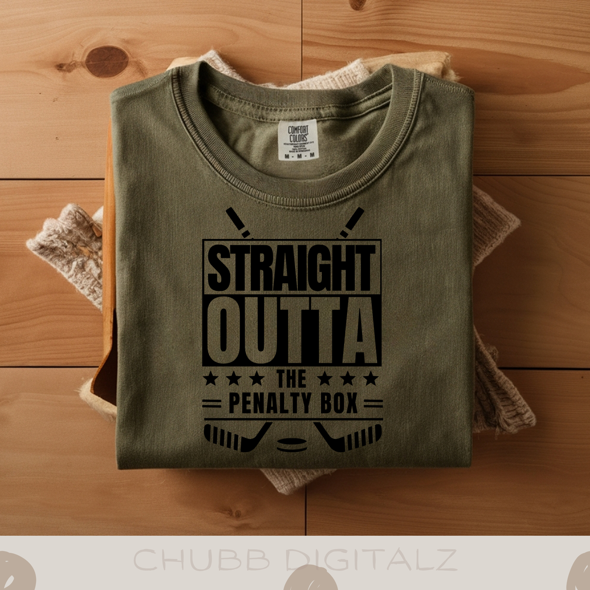 Straight Outta The Penalty Box SVG PNG | Sports | Hockey | Ice Hockey | Sports Fan Gift | Digital Download | Instant File