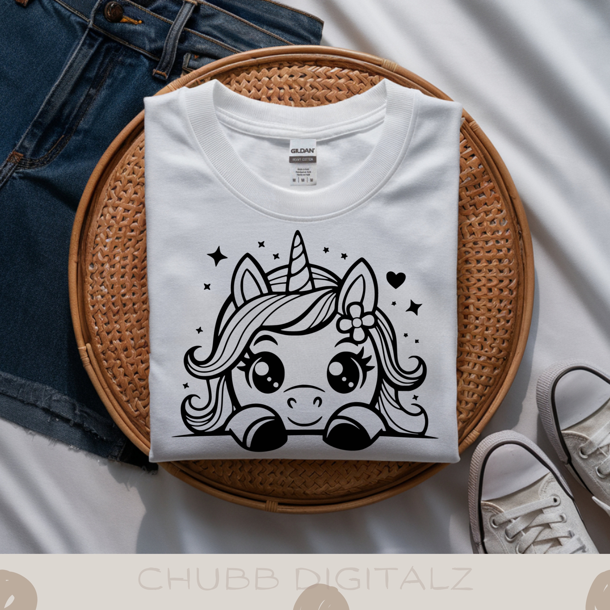 Kawaii Unicorn SVG PNG | Cute | Digital Download | Instant File