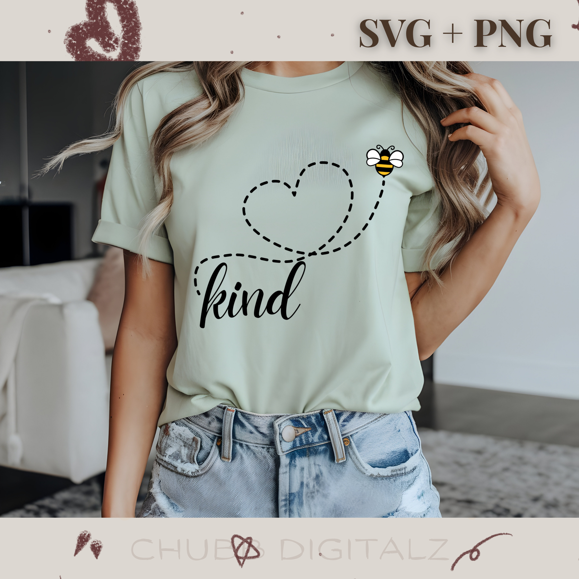 Bee Kind SVG PNG | Bees | Motivational | Inspirational | Digital Download | Instant File