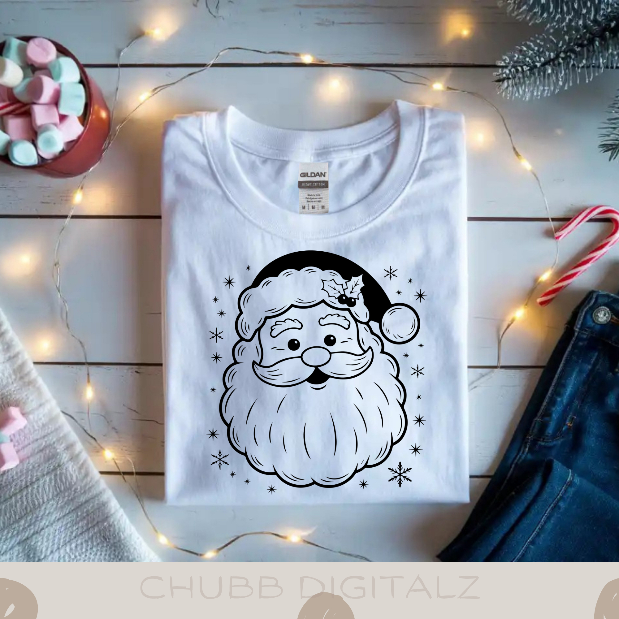 Santa Claus SVG PNG | Christmas | Xmas | Santa | Digital Download | Instant File