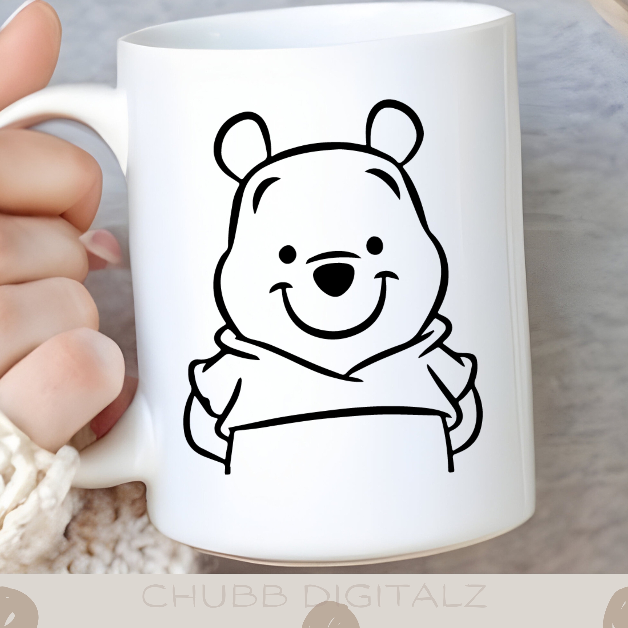 Winnie The Pooh SVG PNG | Cartoon | Winnie The Pooh | Digital Download | Instant File