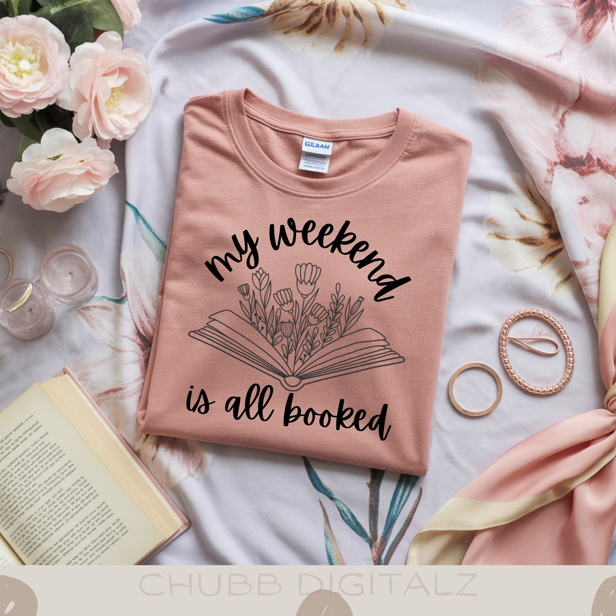 My Weekend Is All Booked SVG PNG | Book Lover | Digital Download | Instant File